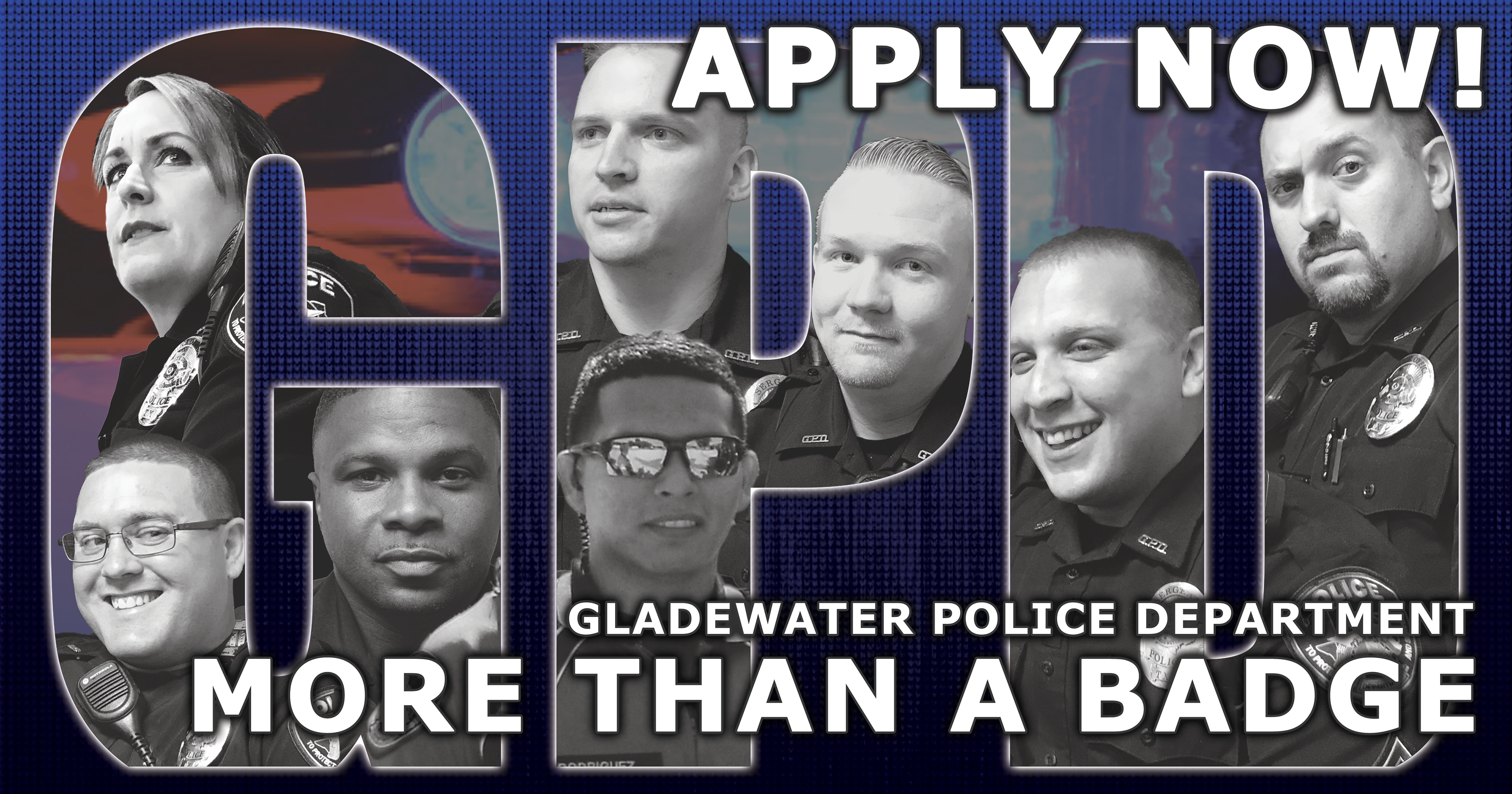 Gladewater Police Department Social Media and Website Element