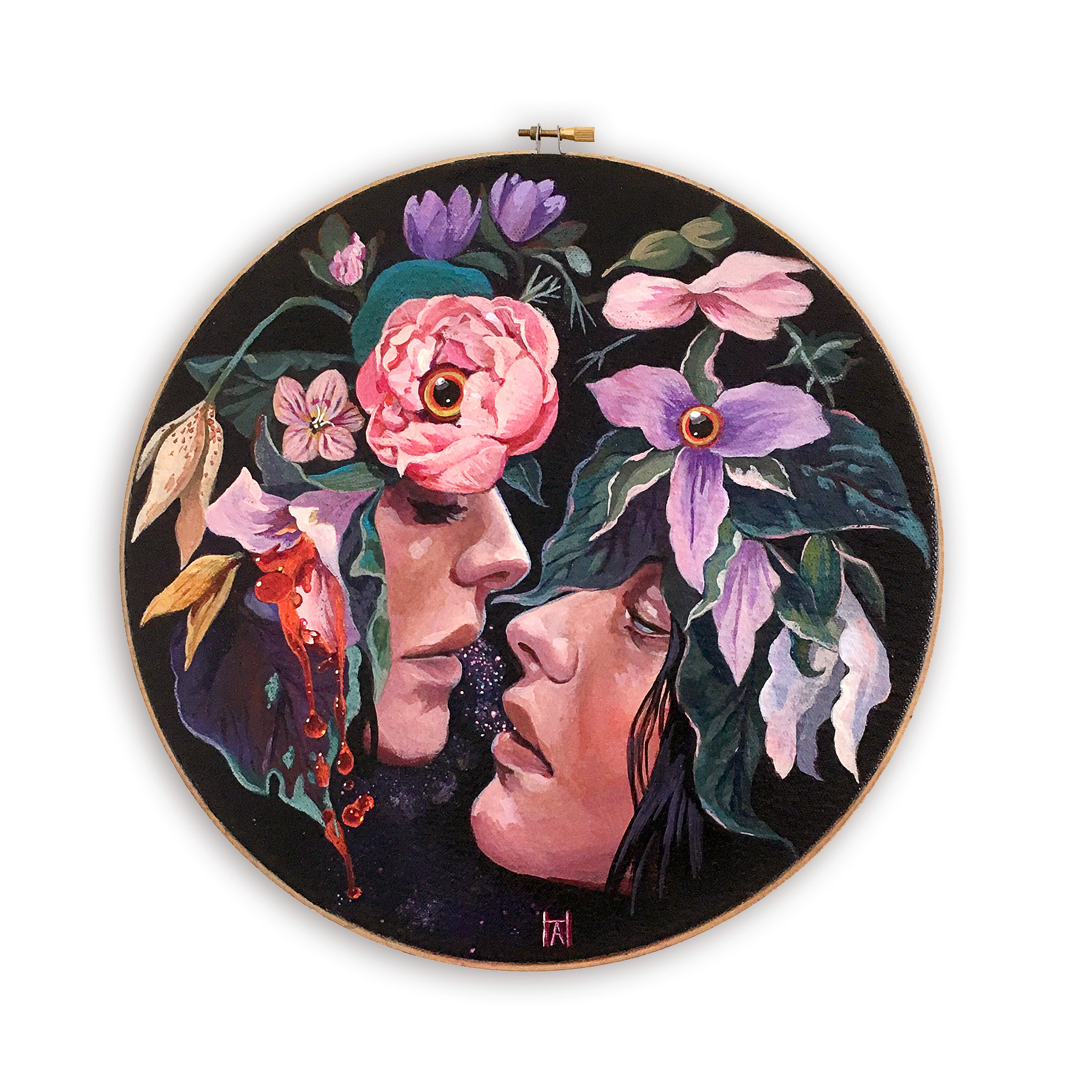 sisters of mercy, acrylic on linen, 2018