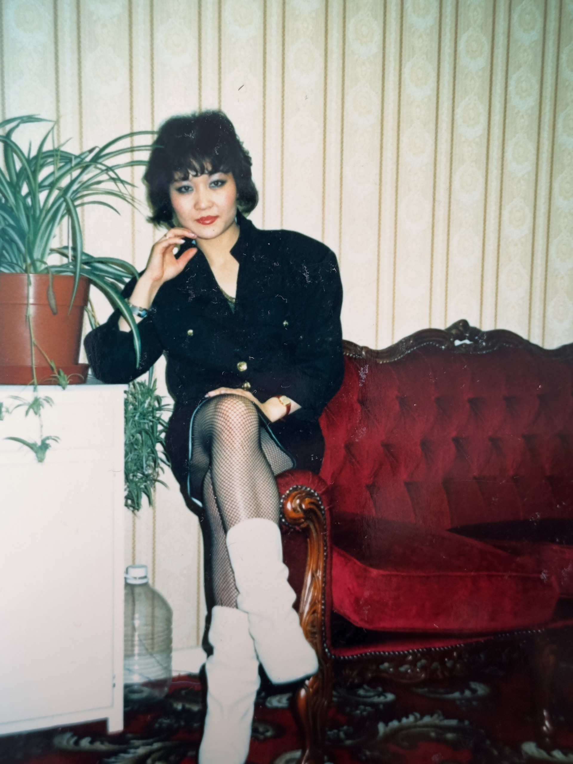 My mother's staple outfits during the 80s