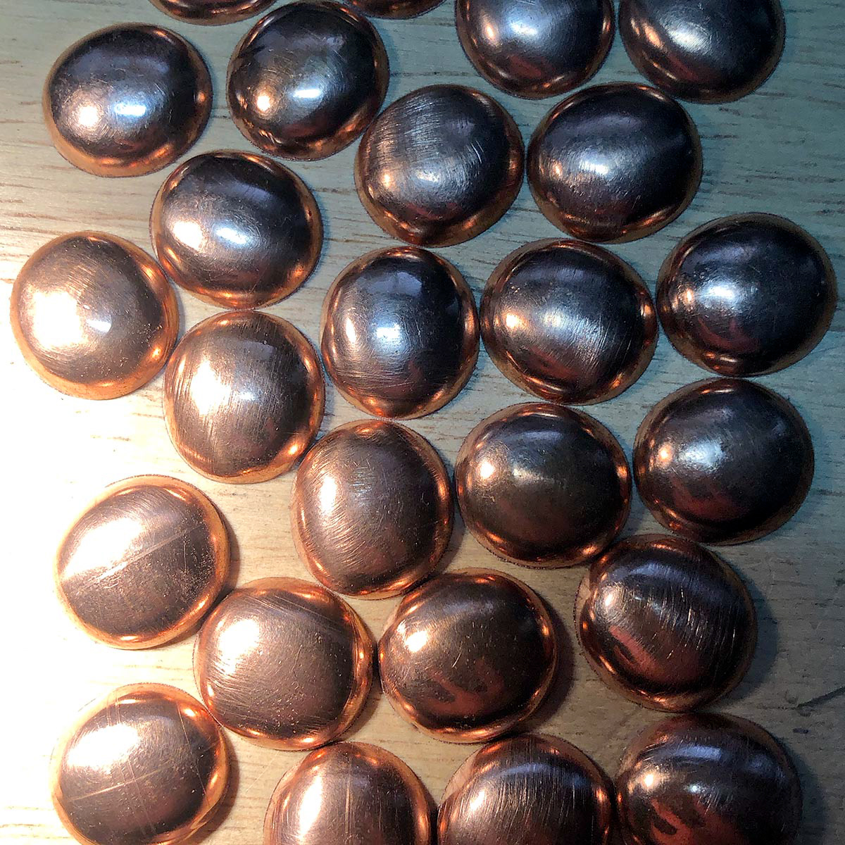 Ready domes - enough for a year. Dômes prêts à l'emploi - suffisamment pour une année.