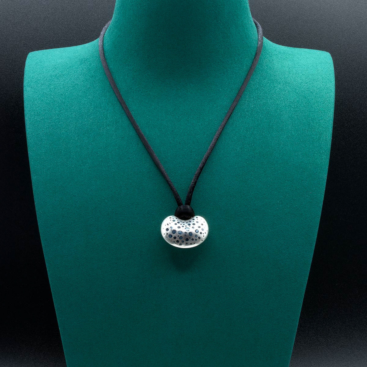 Hand-engraved Silver Pendant – Sea Creature Inspired Jewelry by Kiki Fornell