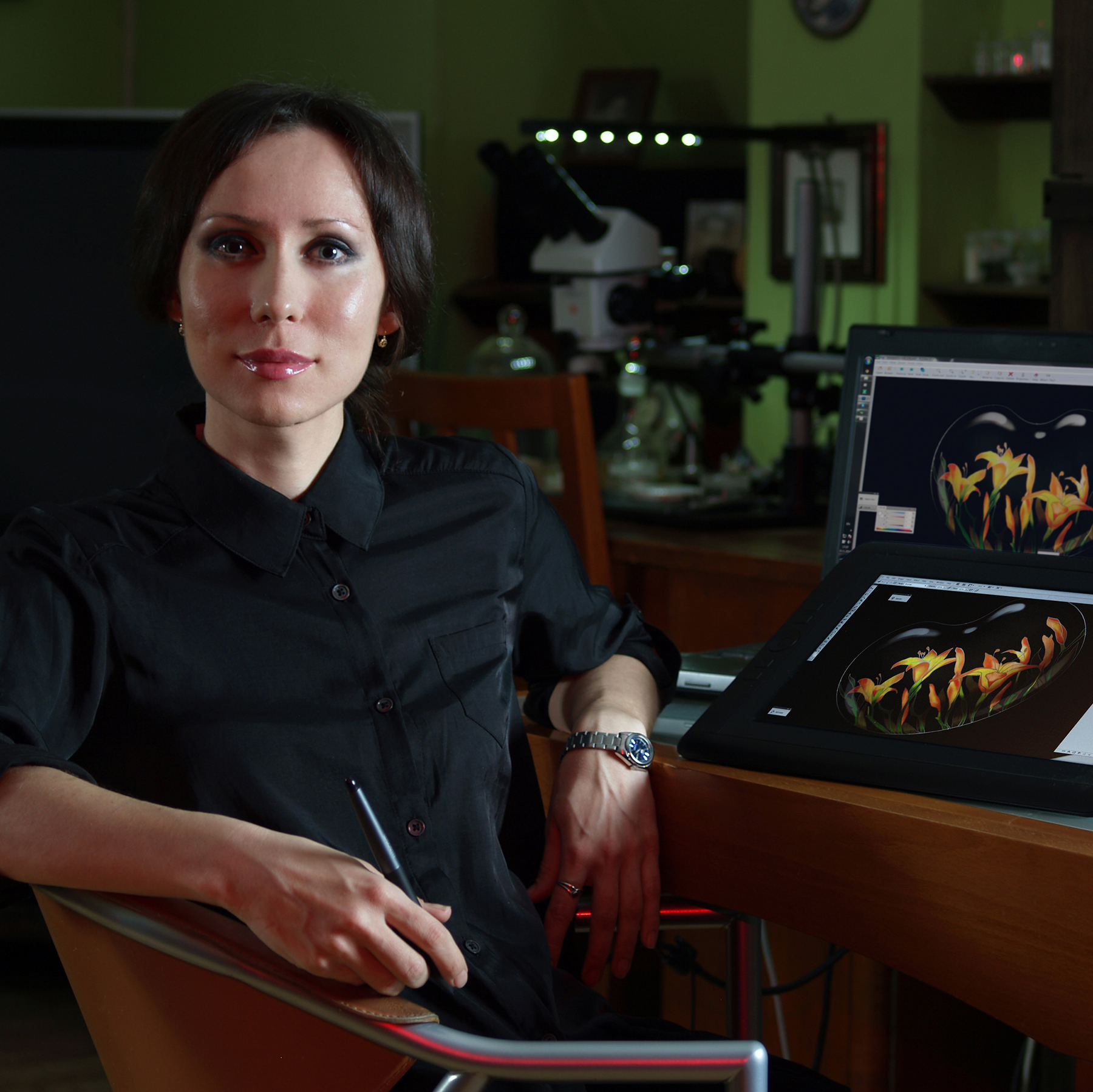 Kiki Fornell, the artist. Kiki Fornell, l'artiste.