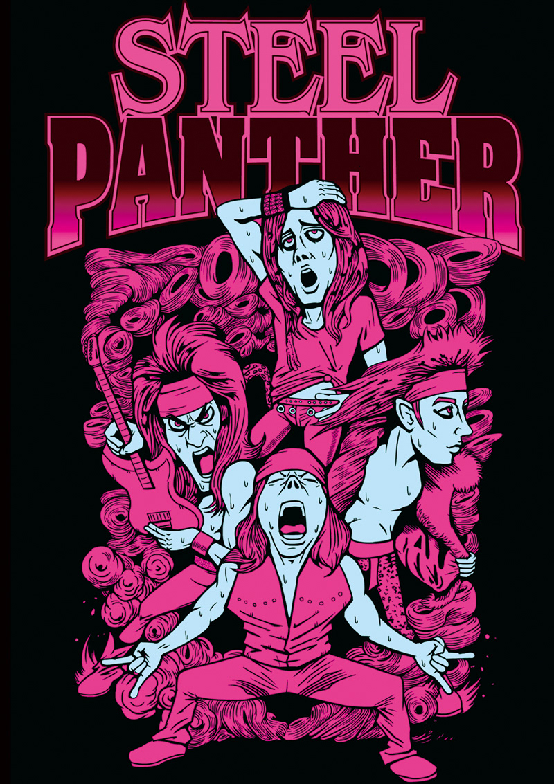 Steel Panther Nukui Bogard T Shirt