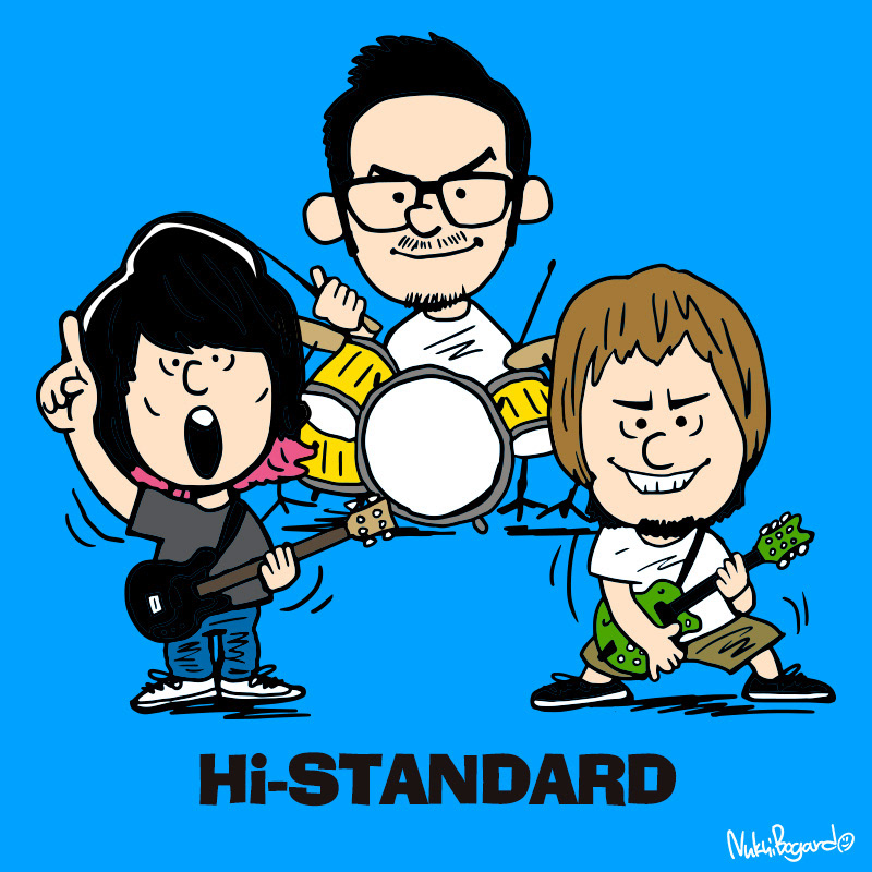 Hi-Standard ハイスタ　イラスト