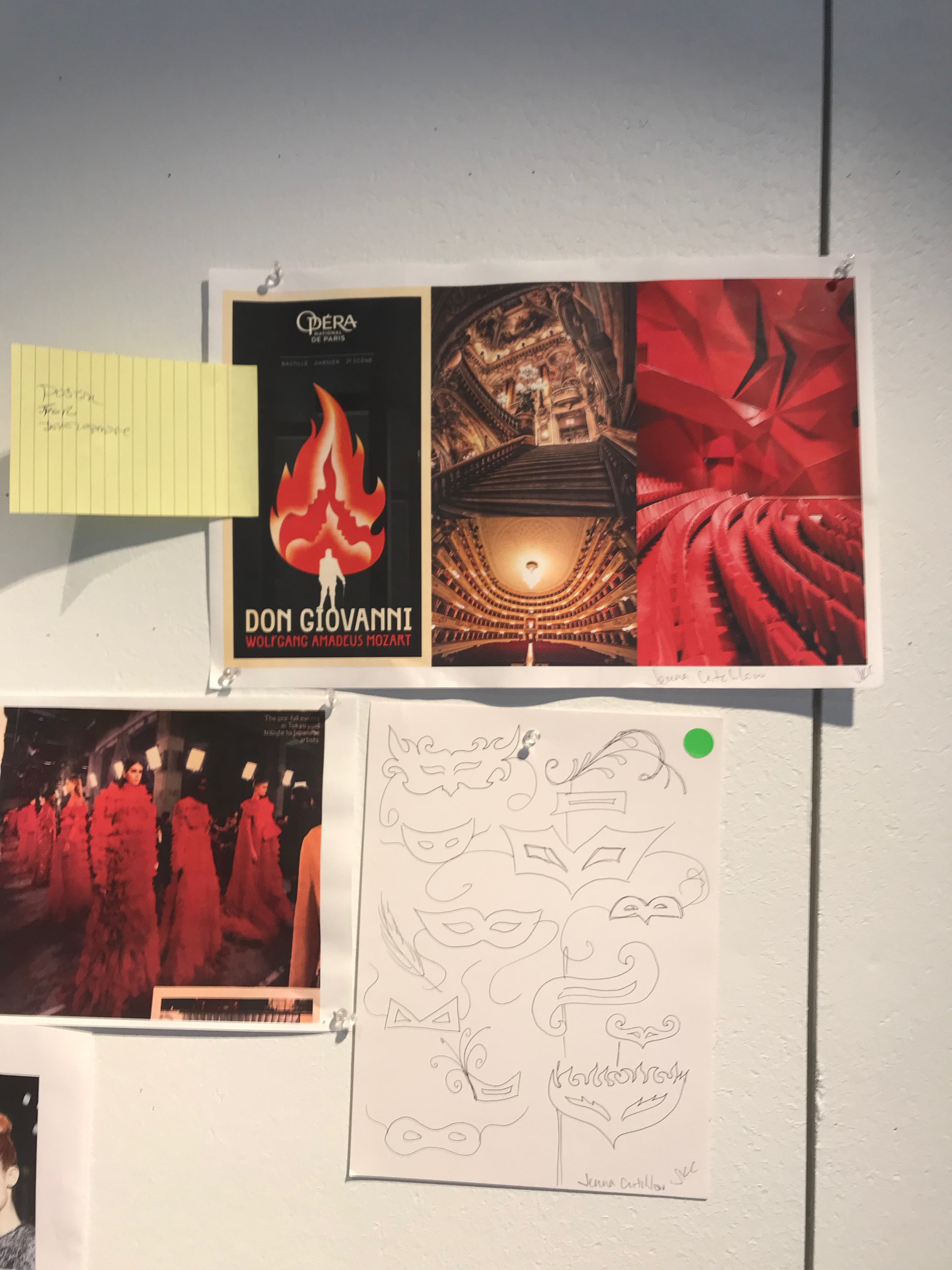 Concept Development Critique Wall