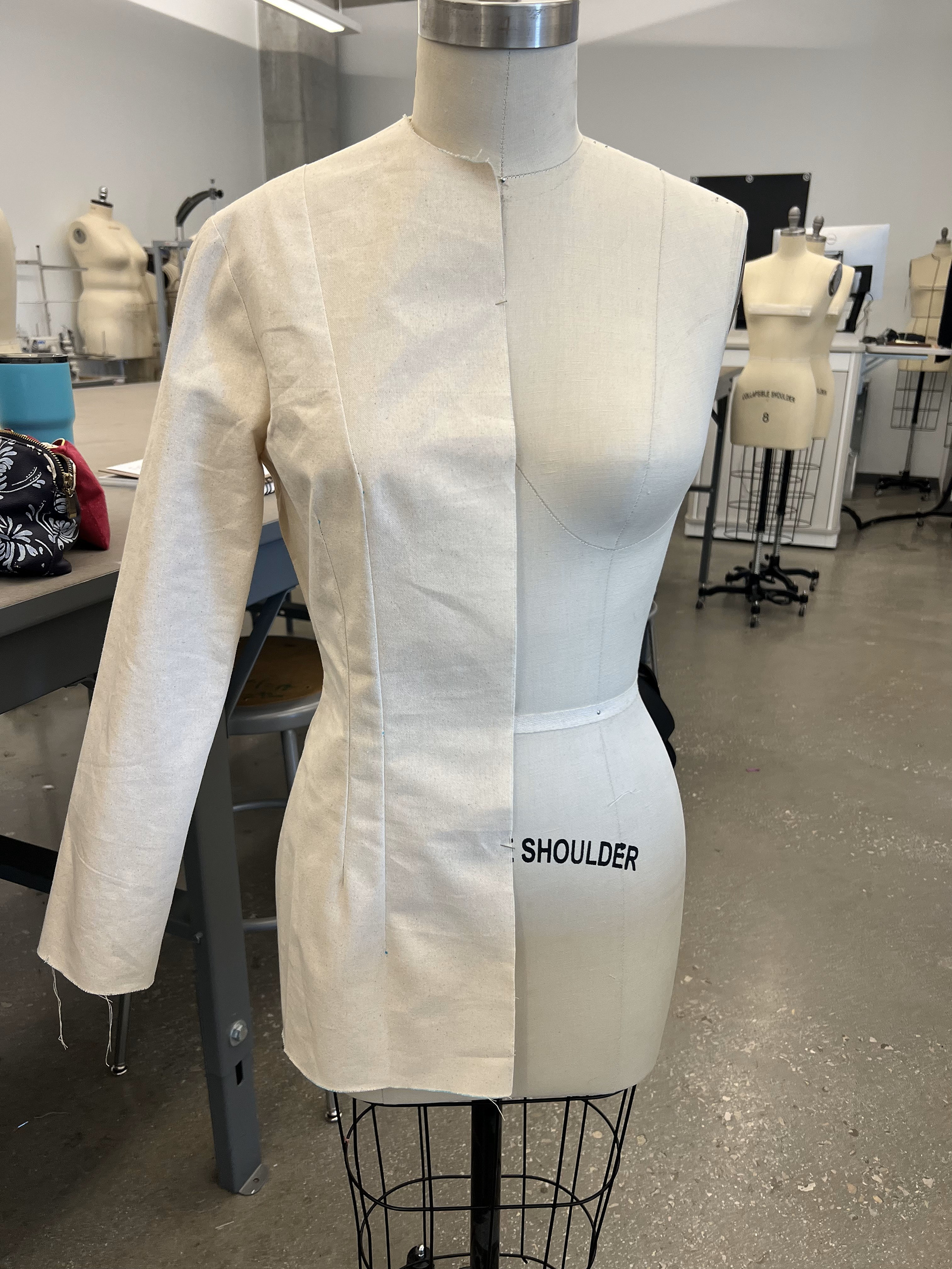 Torso Muslin Front student Madison McBride