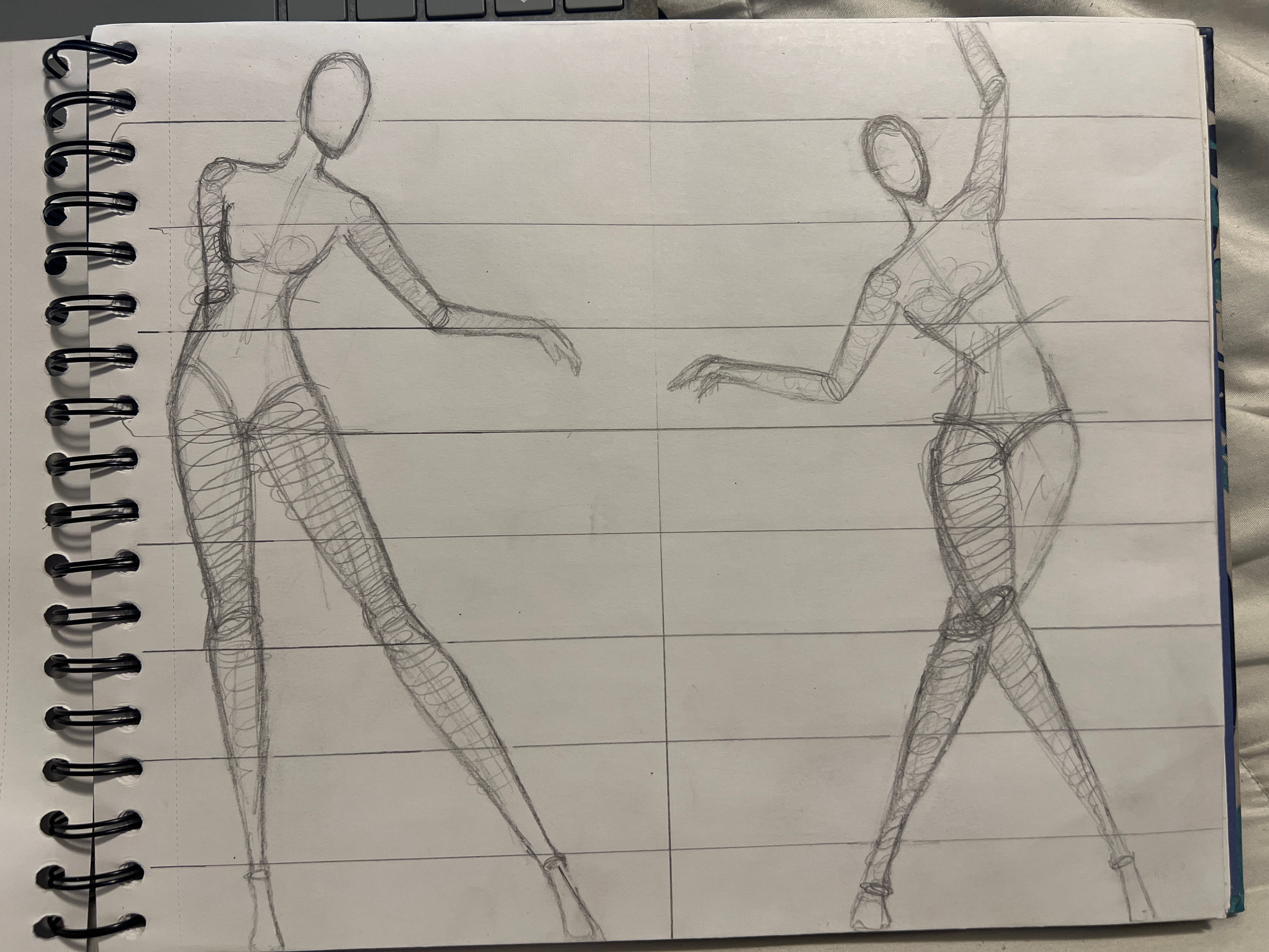 Female Gesture Poses by Heatwave