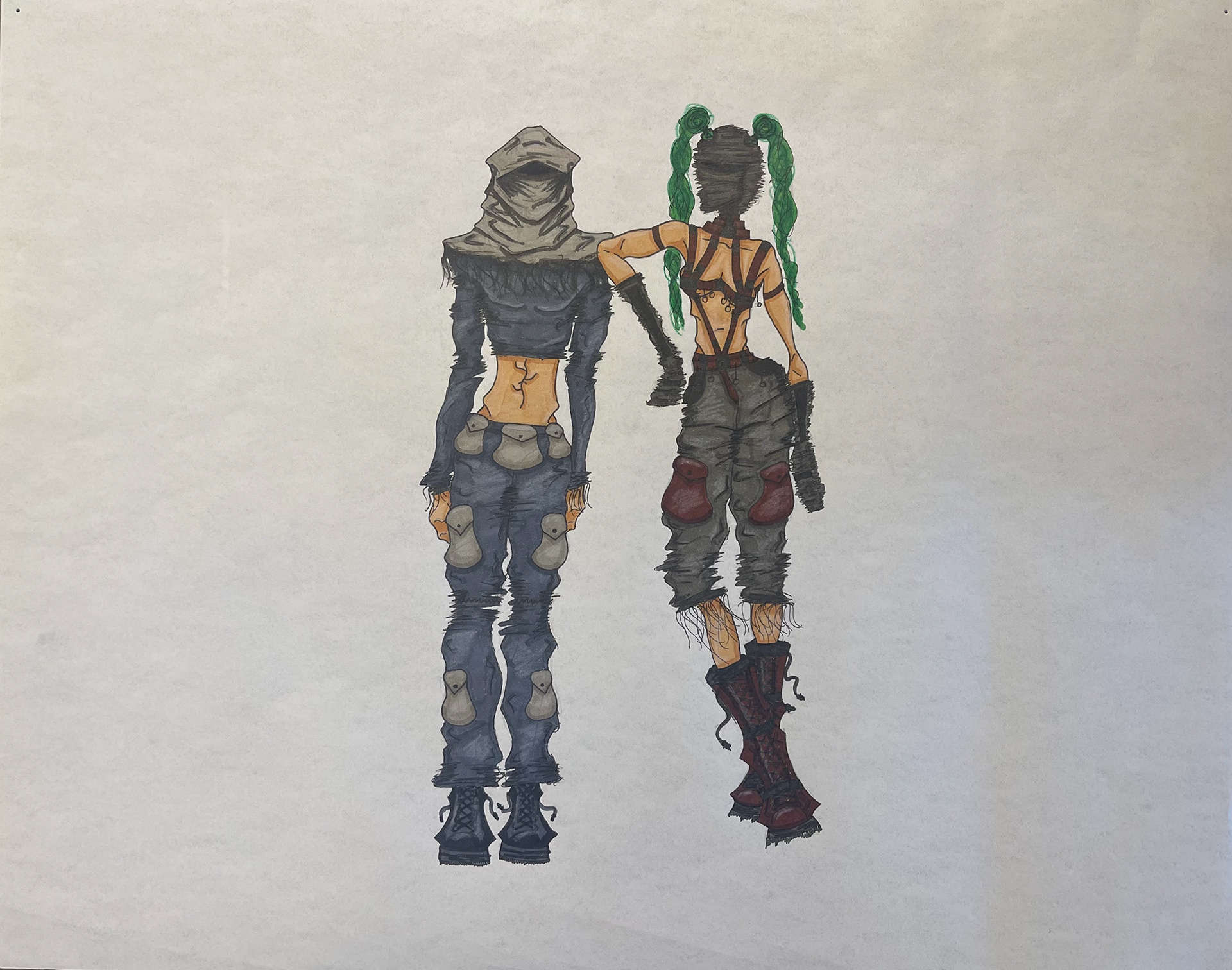 Marker Illustrations by student Tyler Luscombe