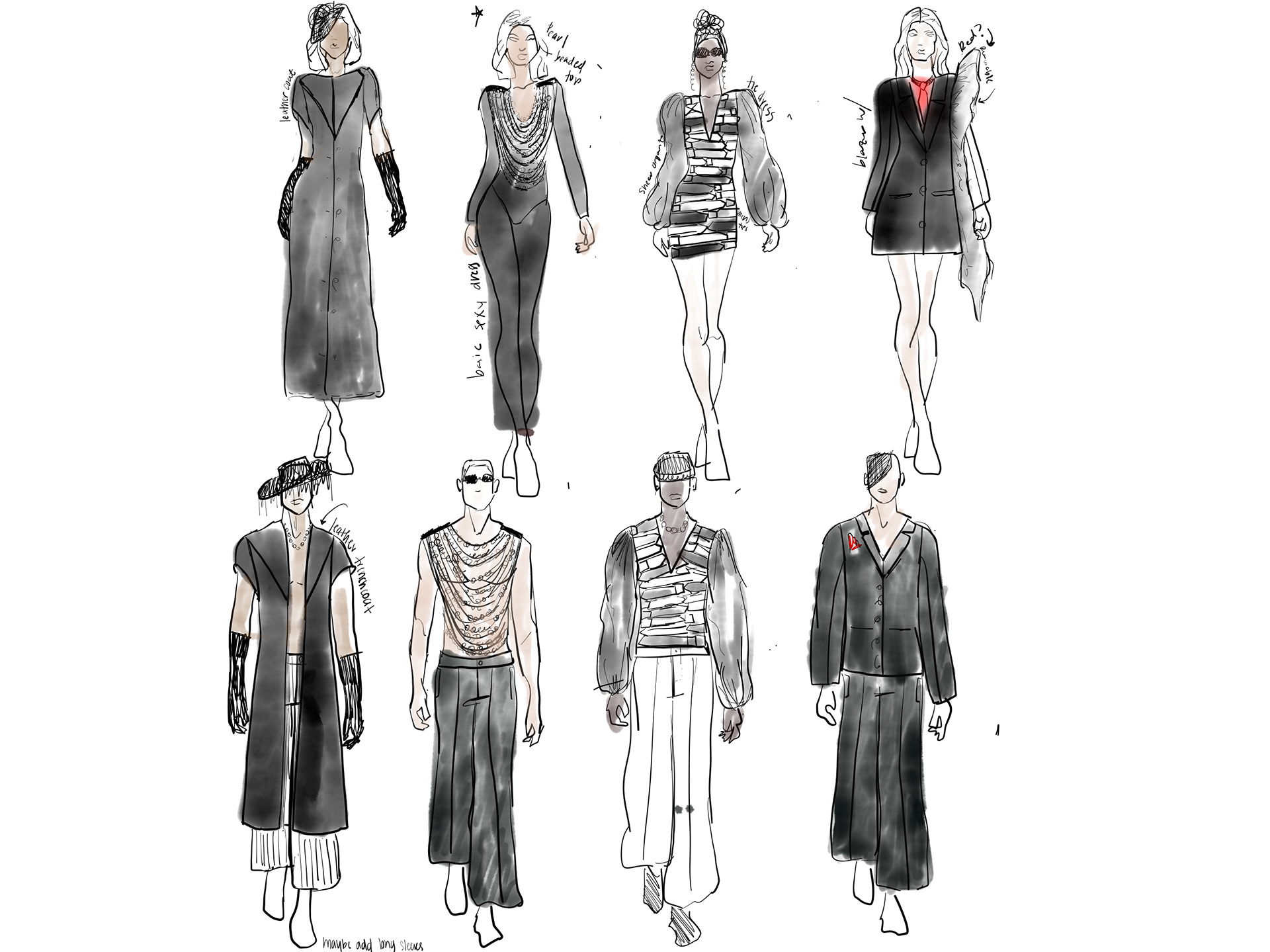 Concept Sketches by Hannah Todaro
