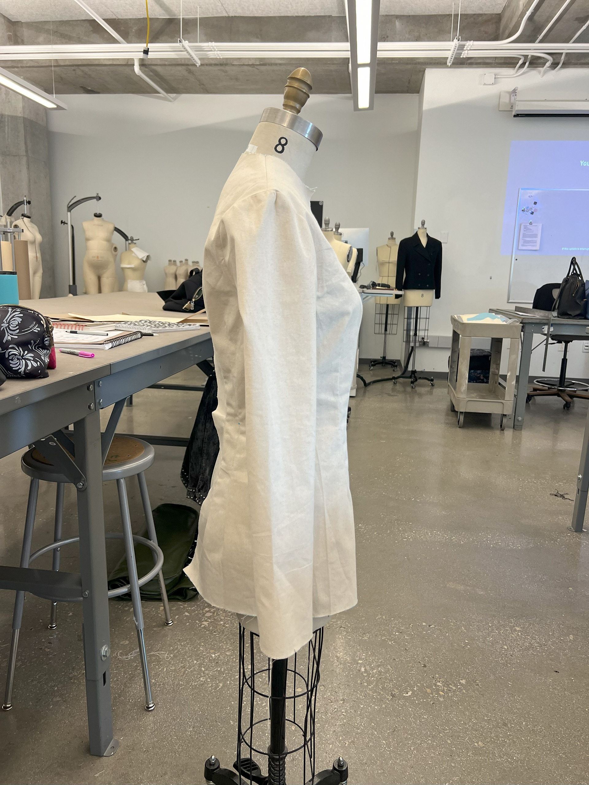 Torso Muslin Side student Madison McBride