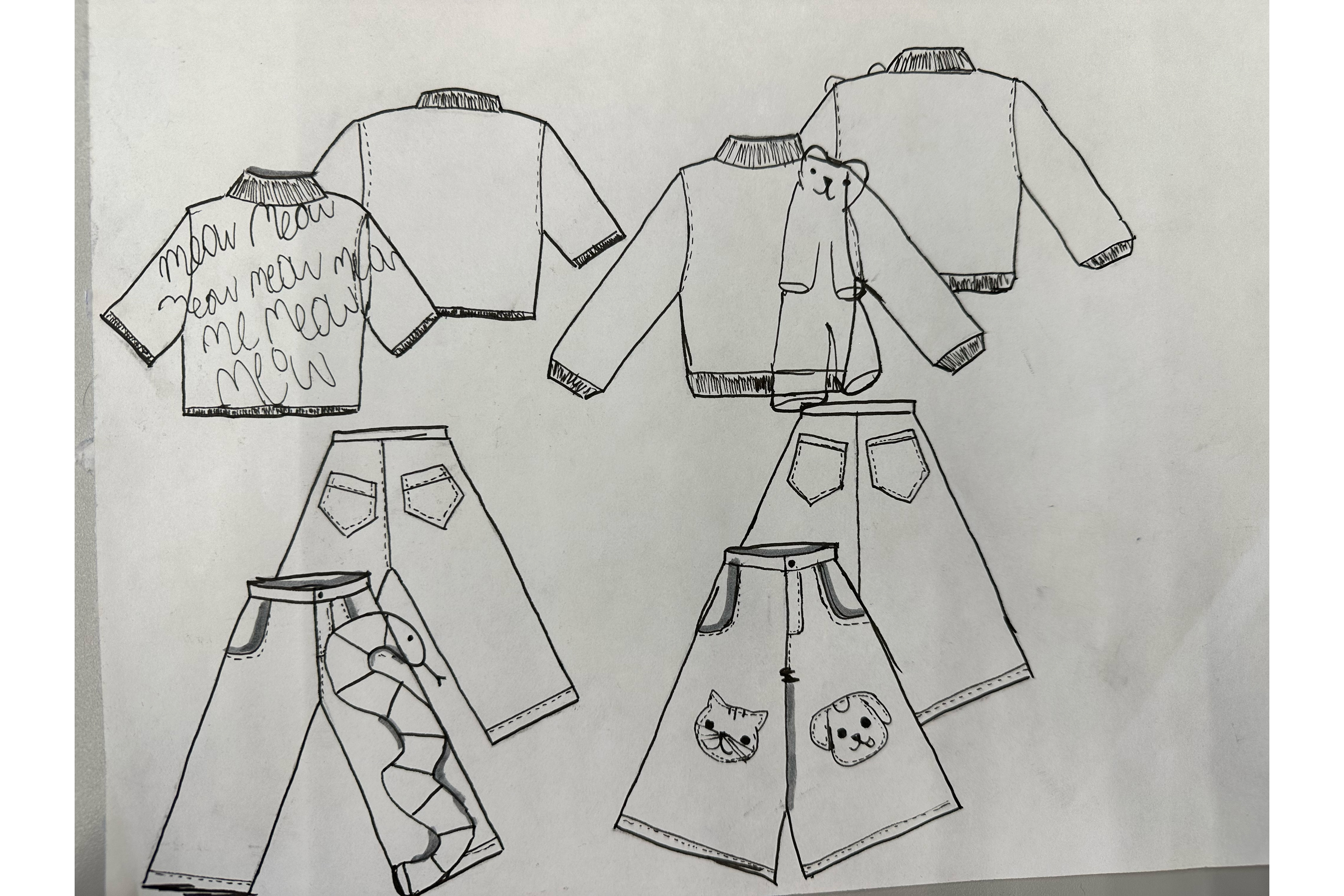 Flat Sketch Line Sheet by Ben Arevalo