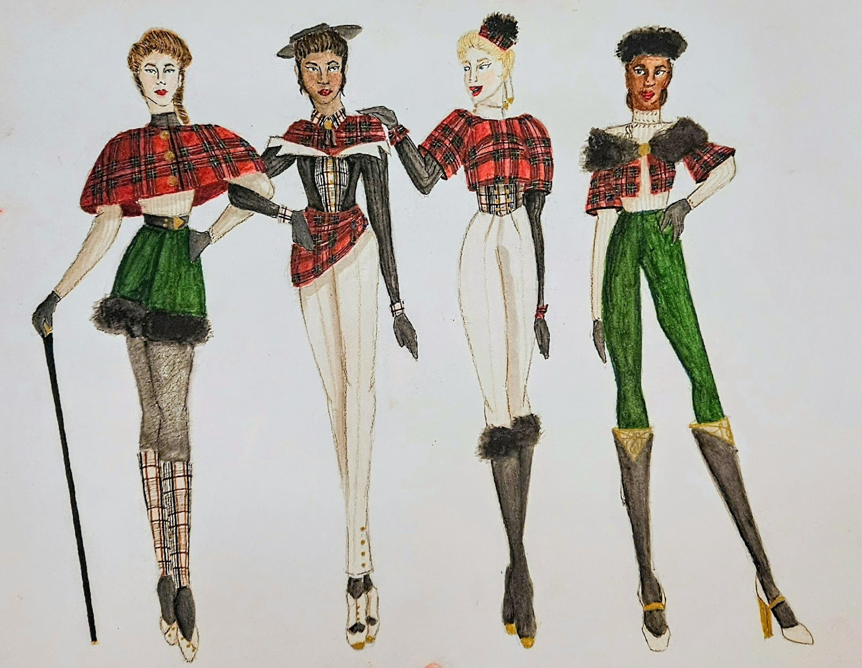 Watercolor Illustrations by sophomore Isabella Murphy