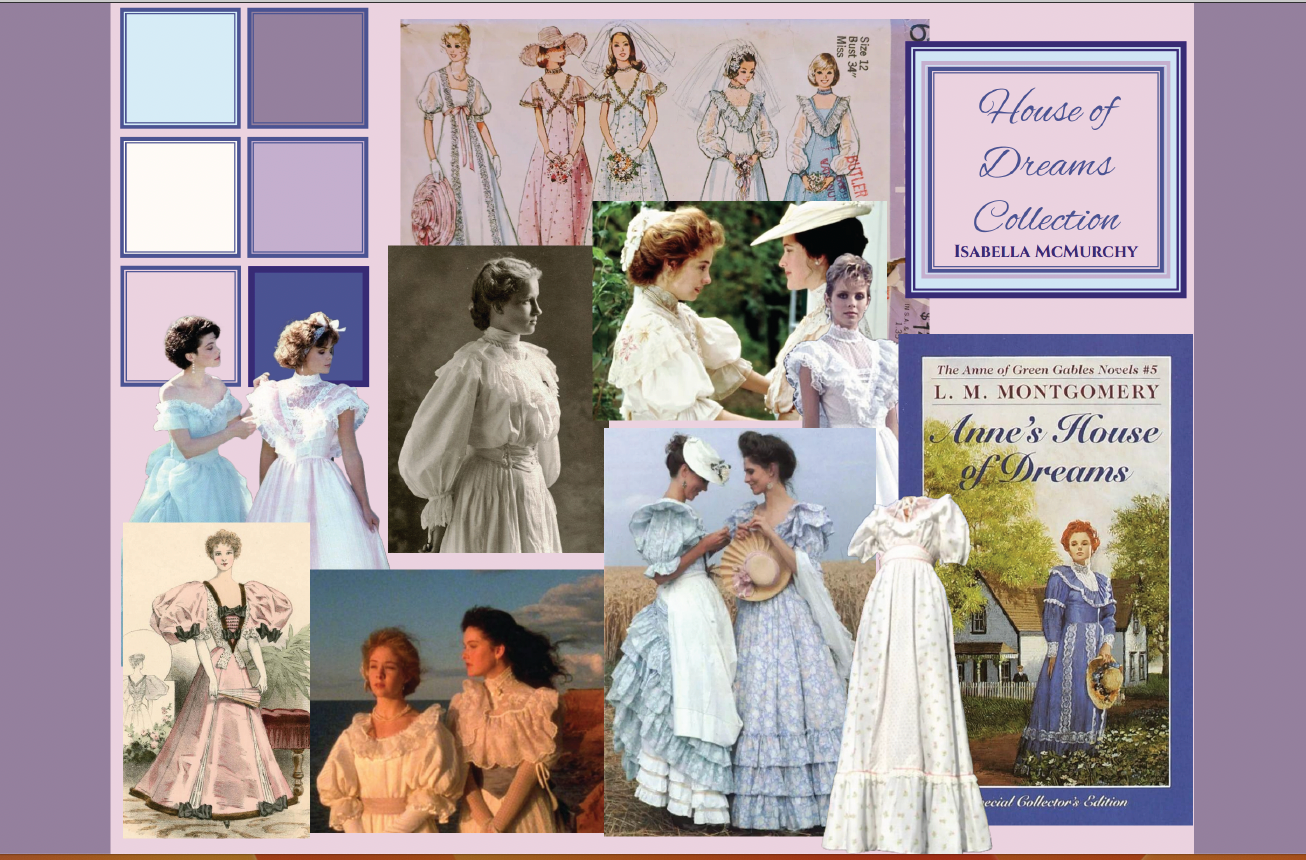 Dress Project Mood Board student Isabella Murphy