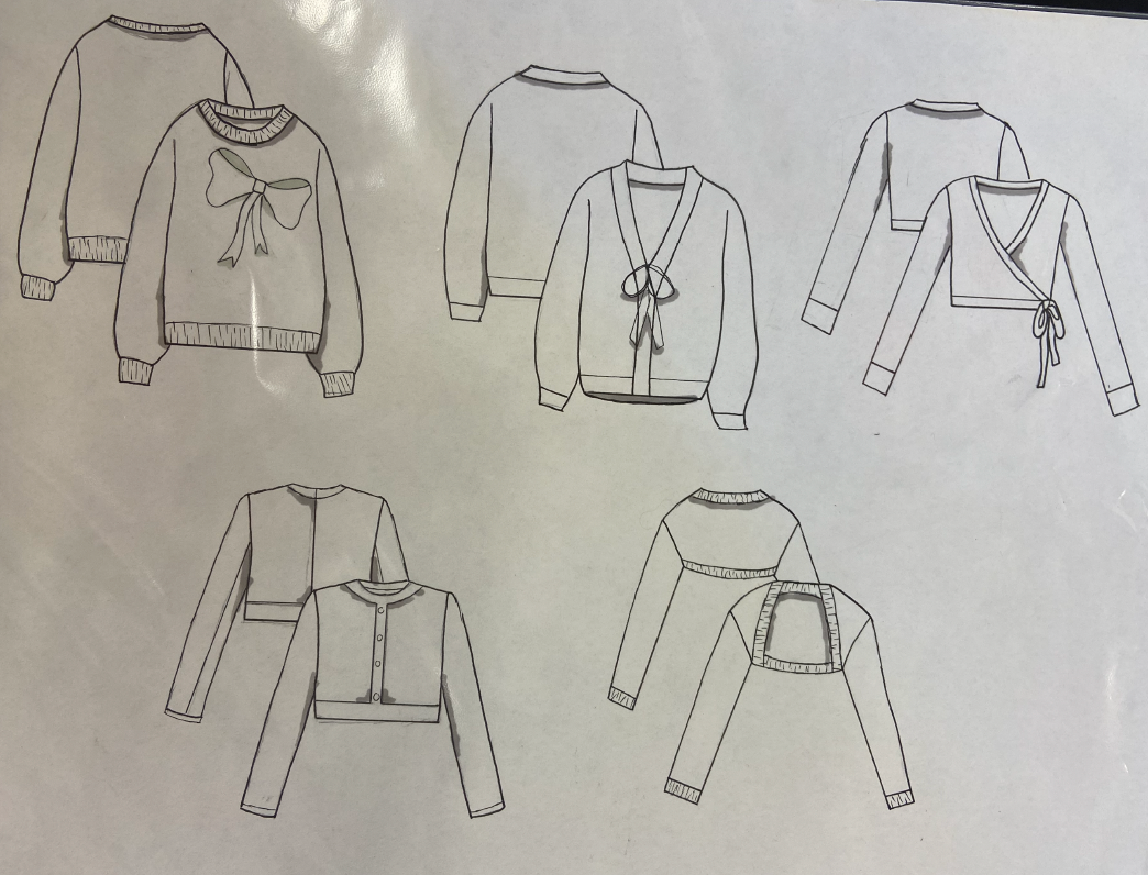Flat Sketch Line Sheet by student Madeleine Hale