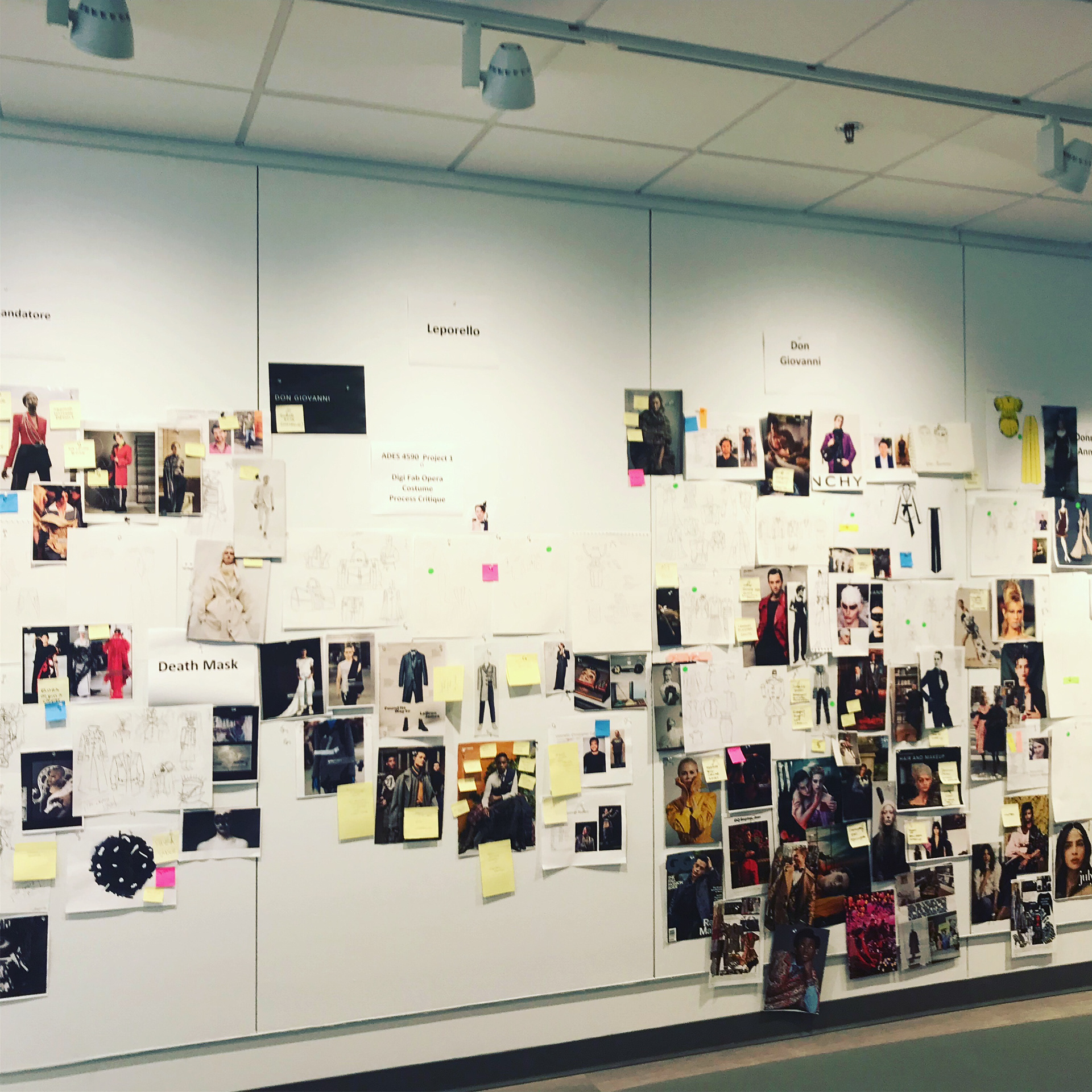 Concept Development Critique Wall