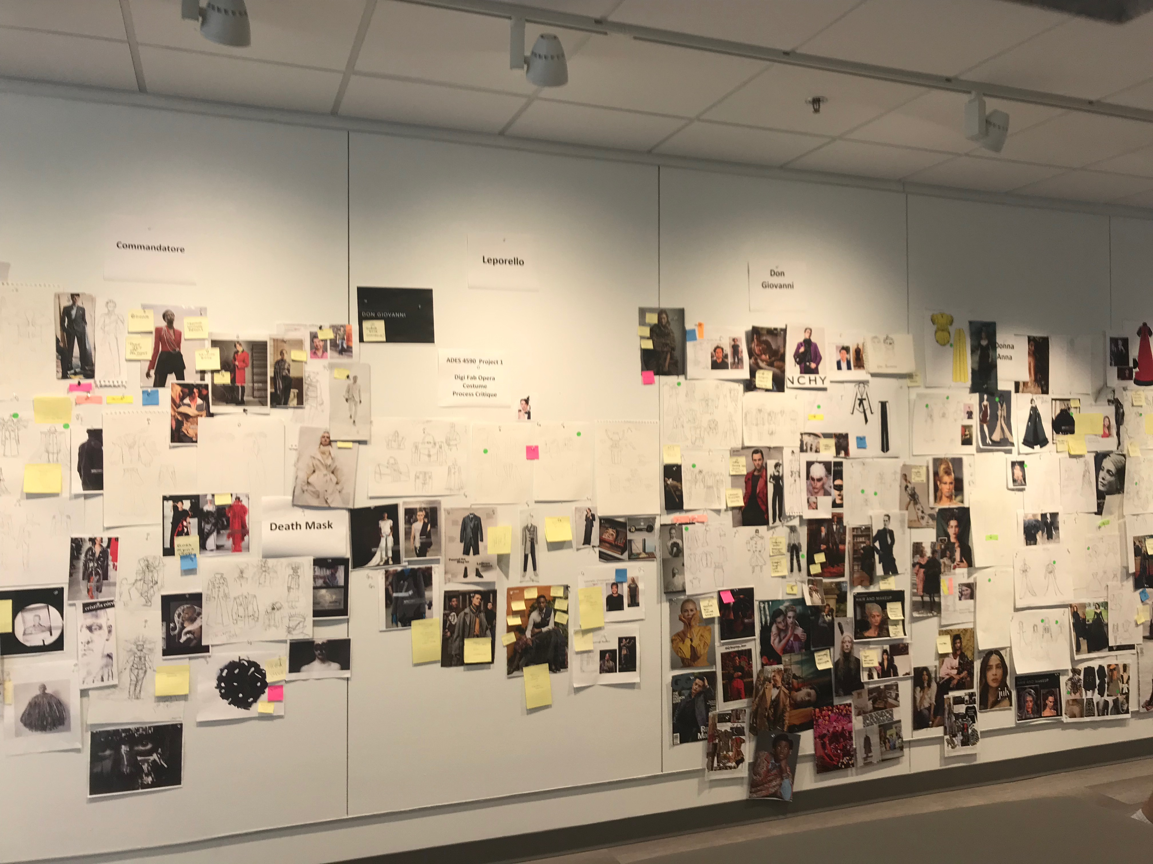 Concept Development Critique Wall