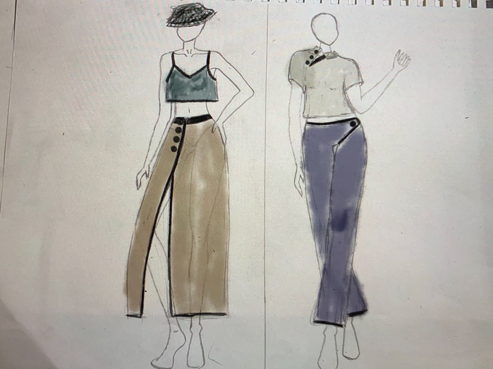 Concept Sketches by student Ivy Nadal