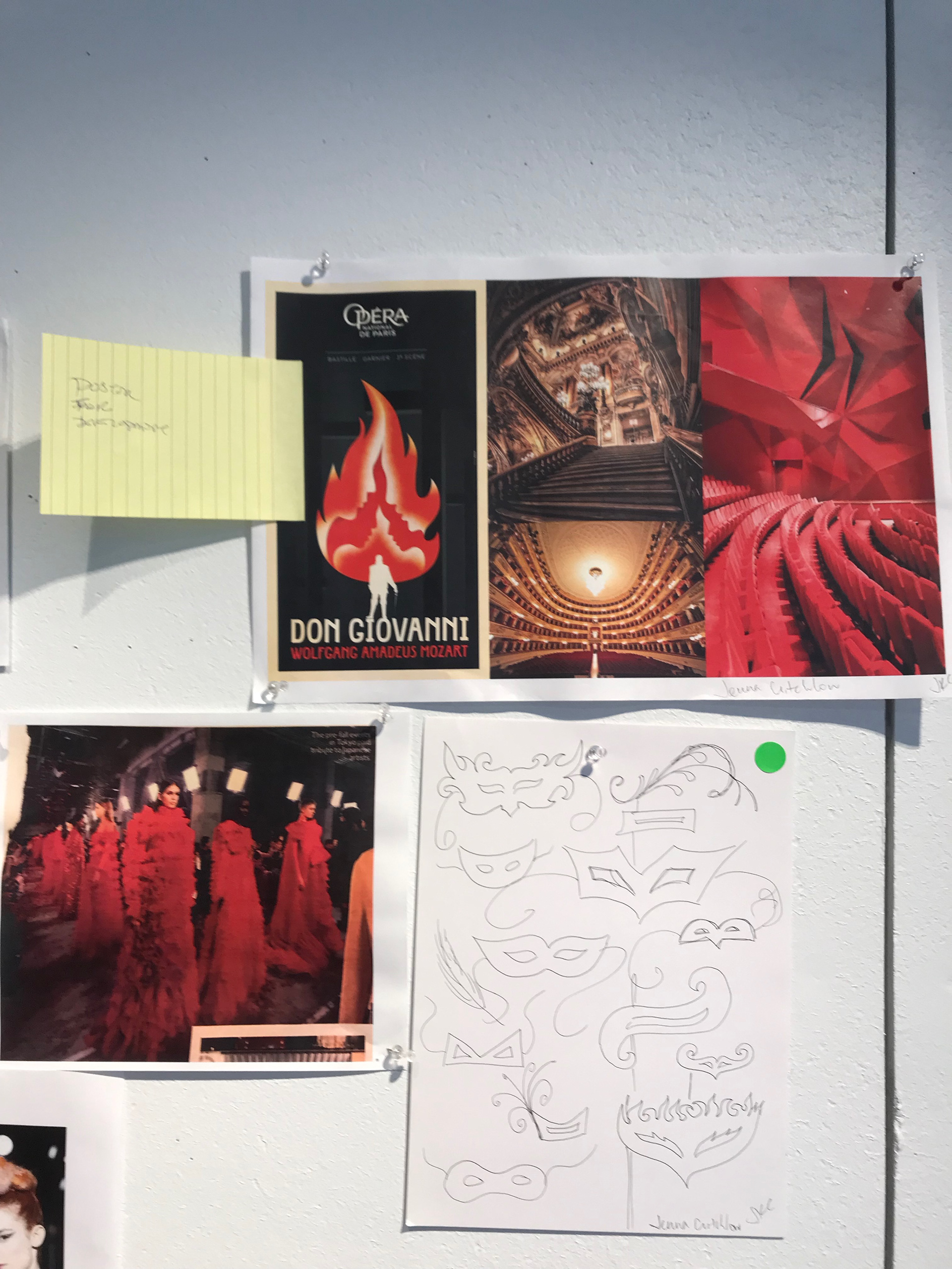 Concept Development Critique Wall