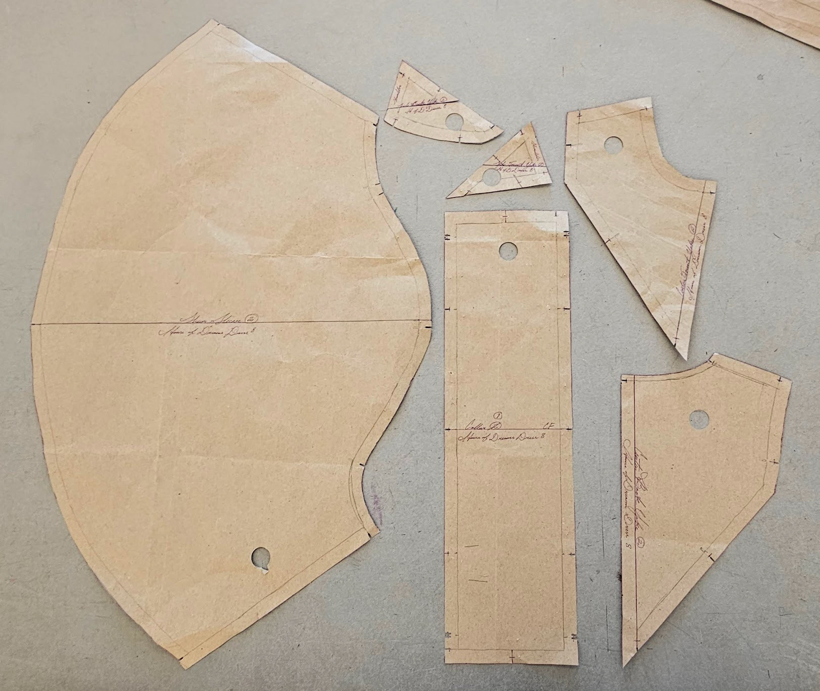 Sleeve Patterns for Dress Project student Isabella Murphy