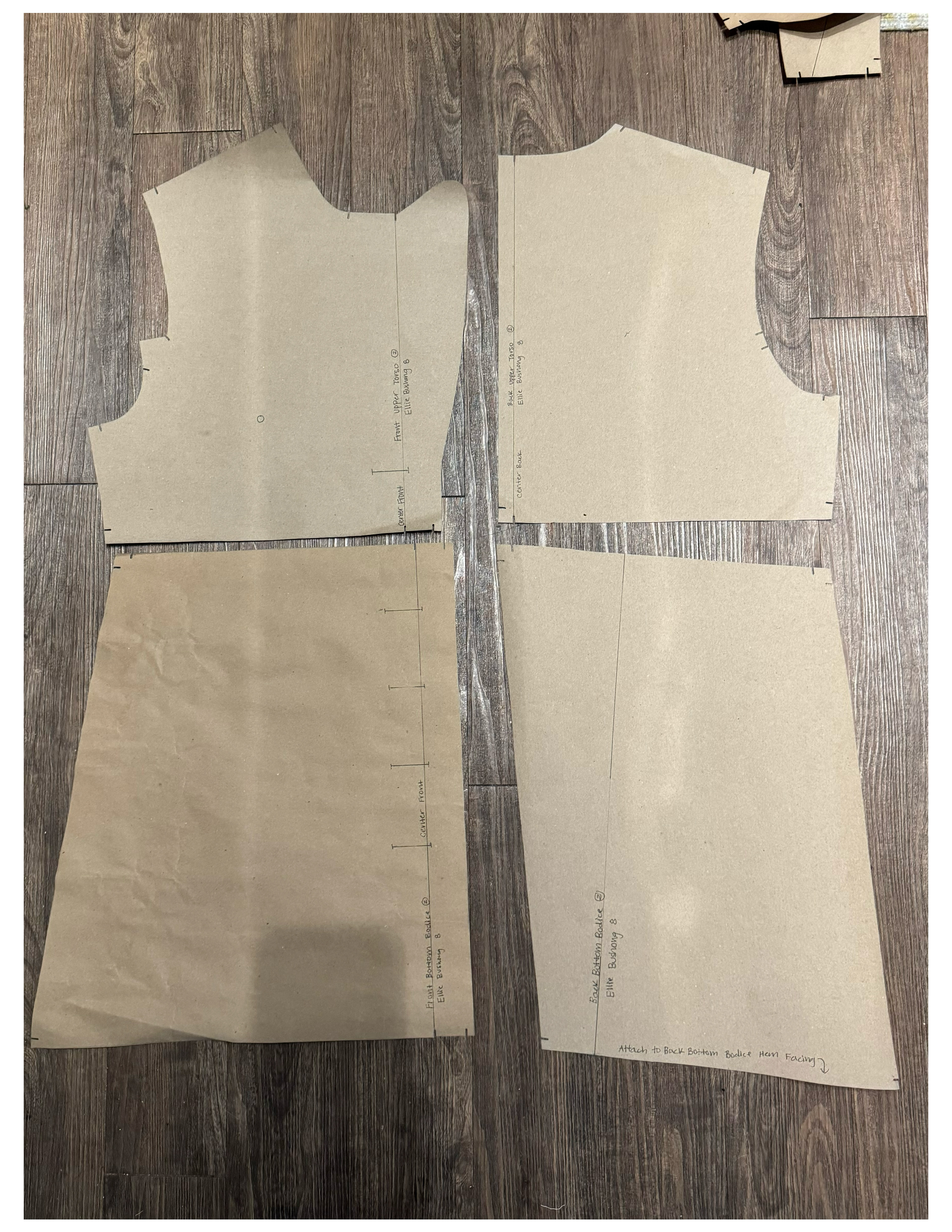 Jacket Projection Patterns Student Ellie Bushing