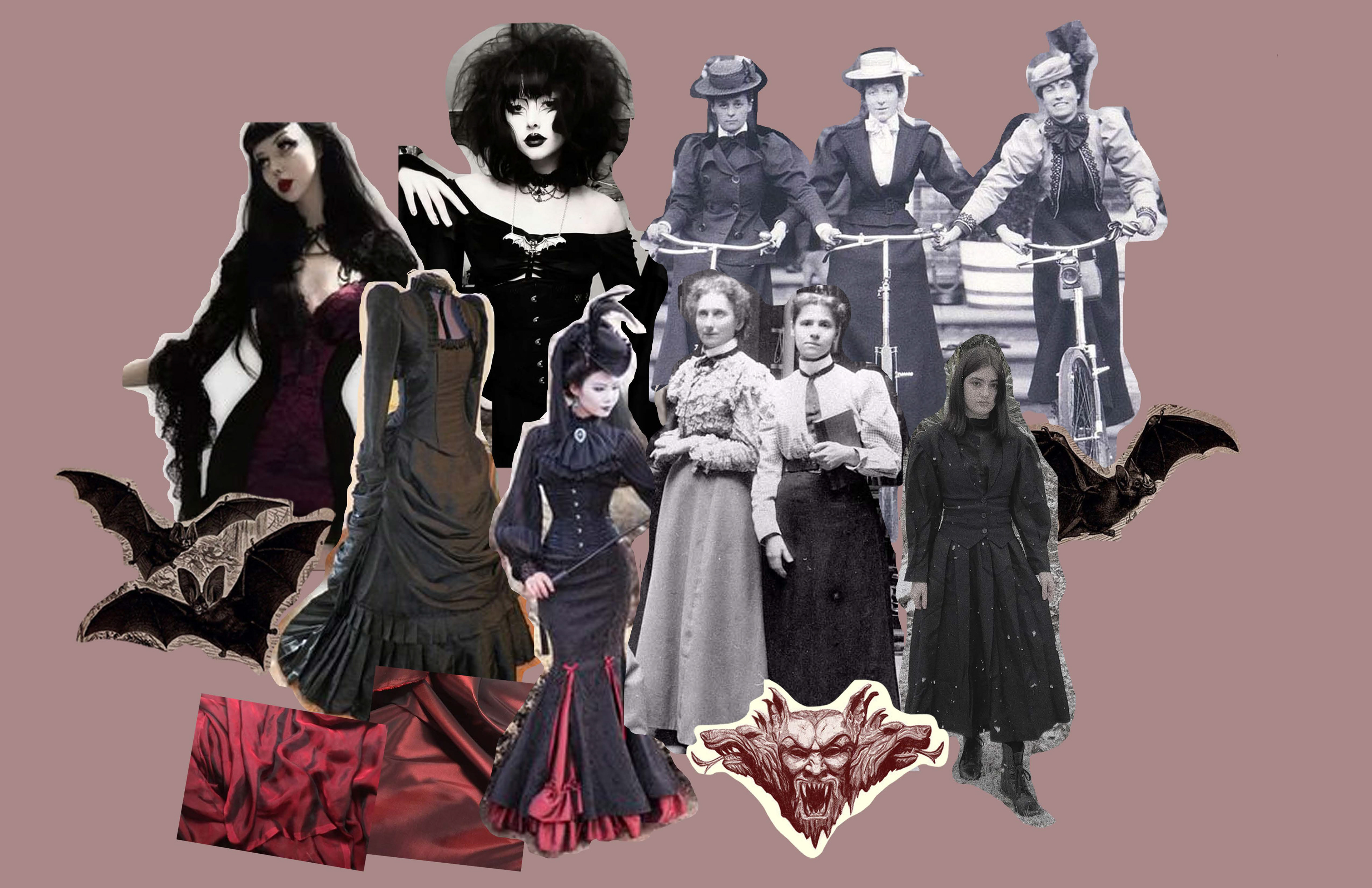 Dress Project Concept Board student Azure Thomas