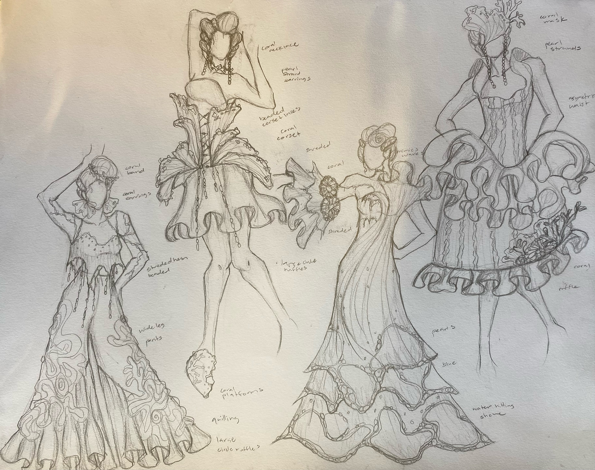 Concept Sketches by student Bella DuBose