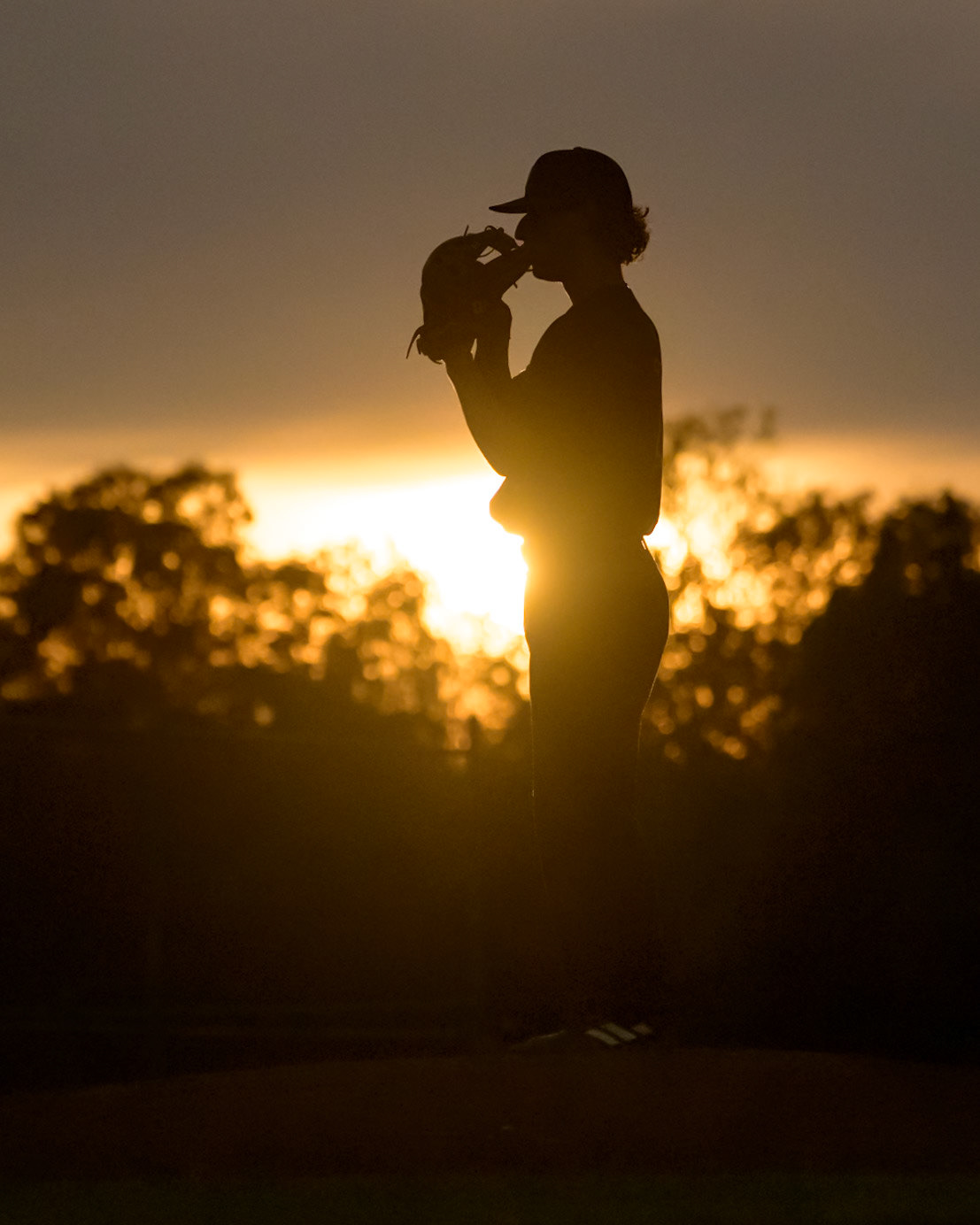 Michael Kahn of Lenape High School prepares to pitch agasint Cherry Hill East in a game played at Laurel Acres Park in Mount Laurel, NJ. (Photo by Brian Barbash/gametimedreams.com)