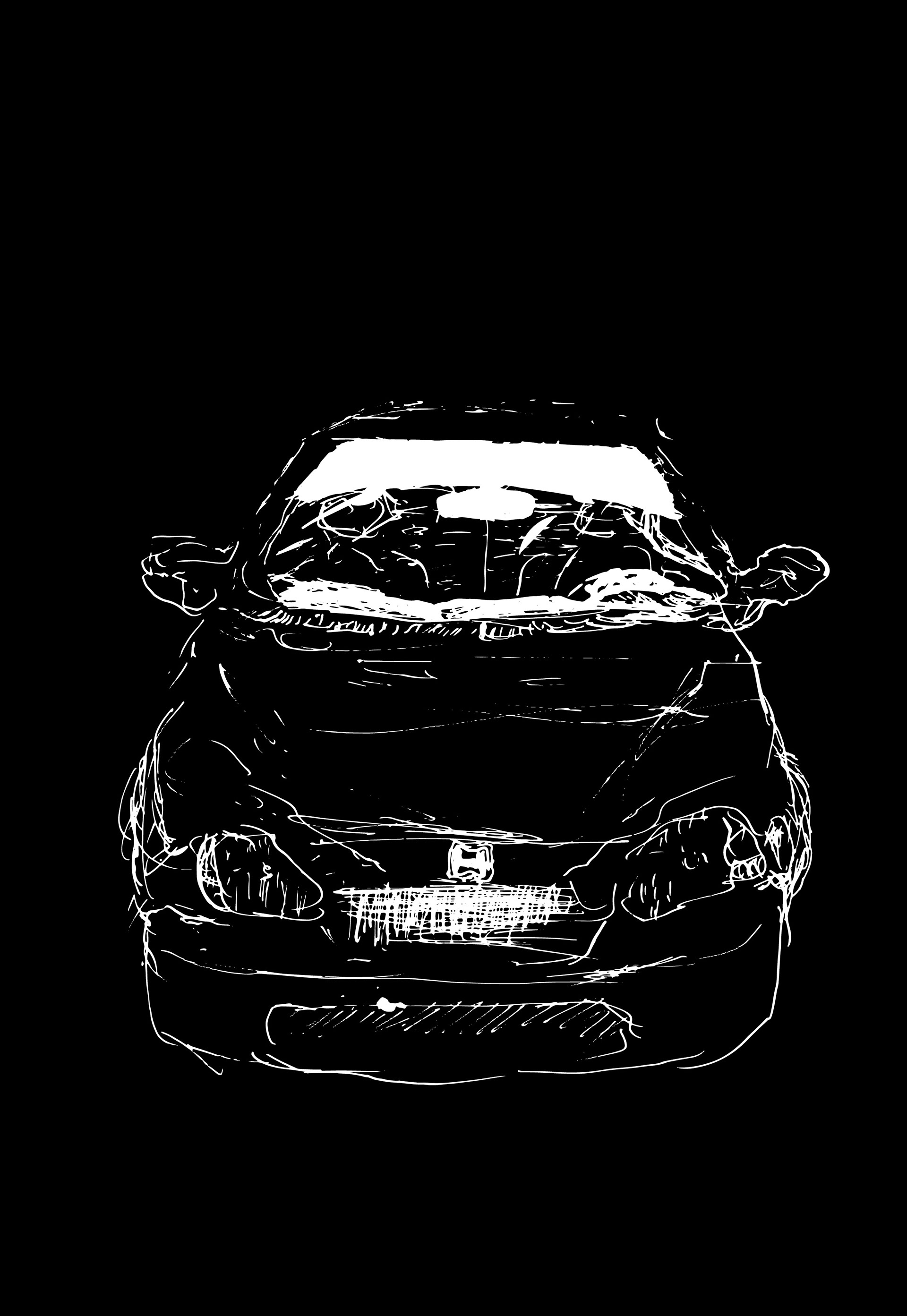 Drawing of my car inverted