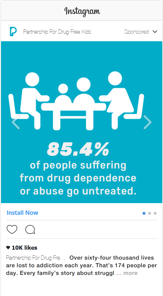 Instagram mock up ads