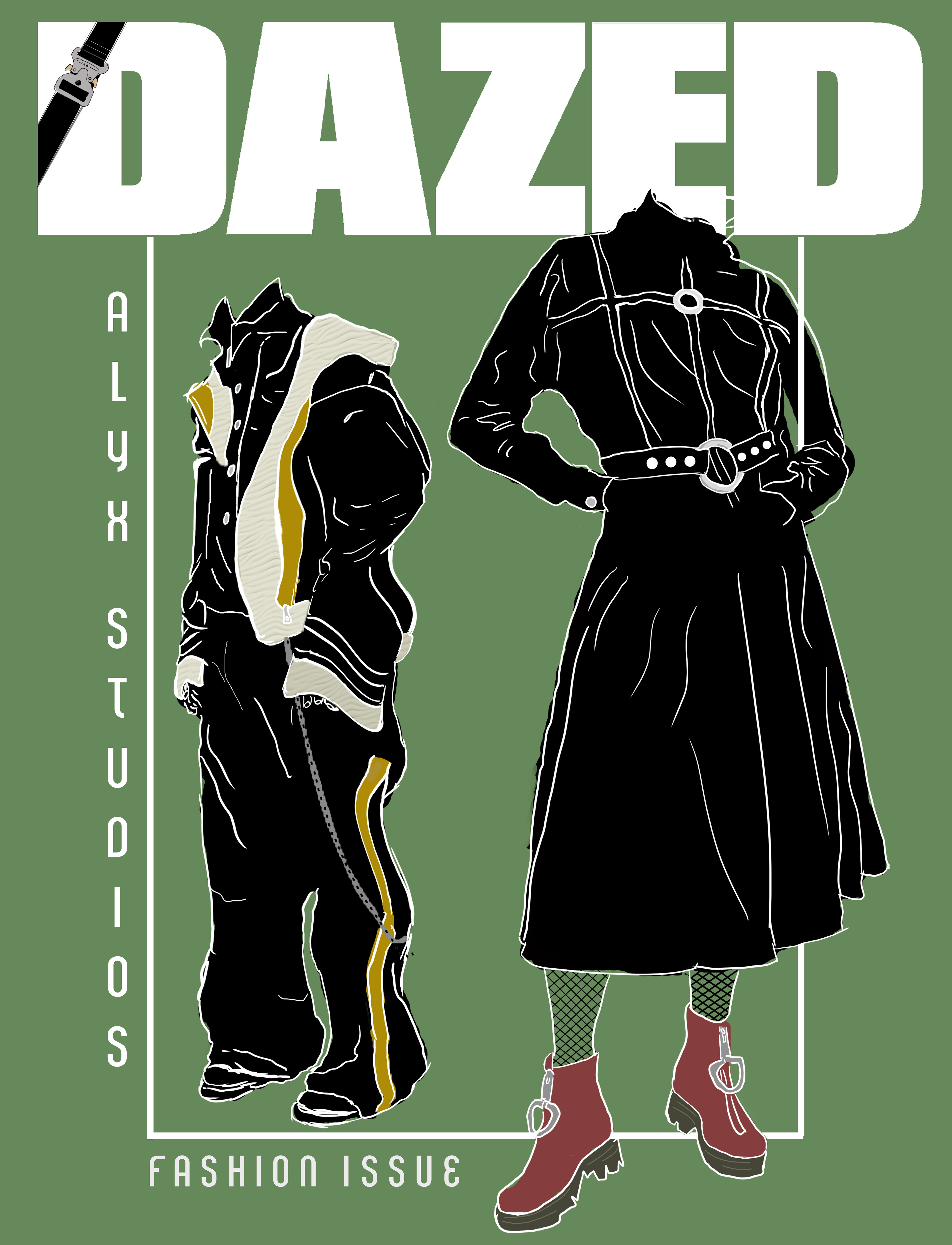 FINAL VER of Dazed Magazine fashion cover (created as a class assignment)