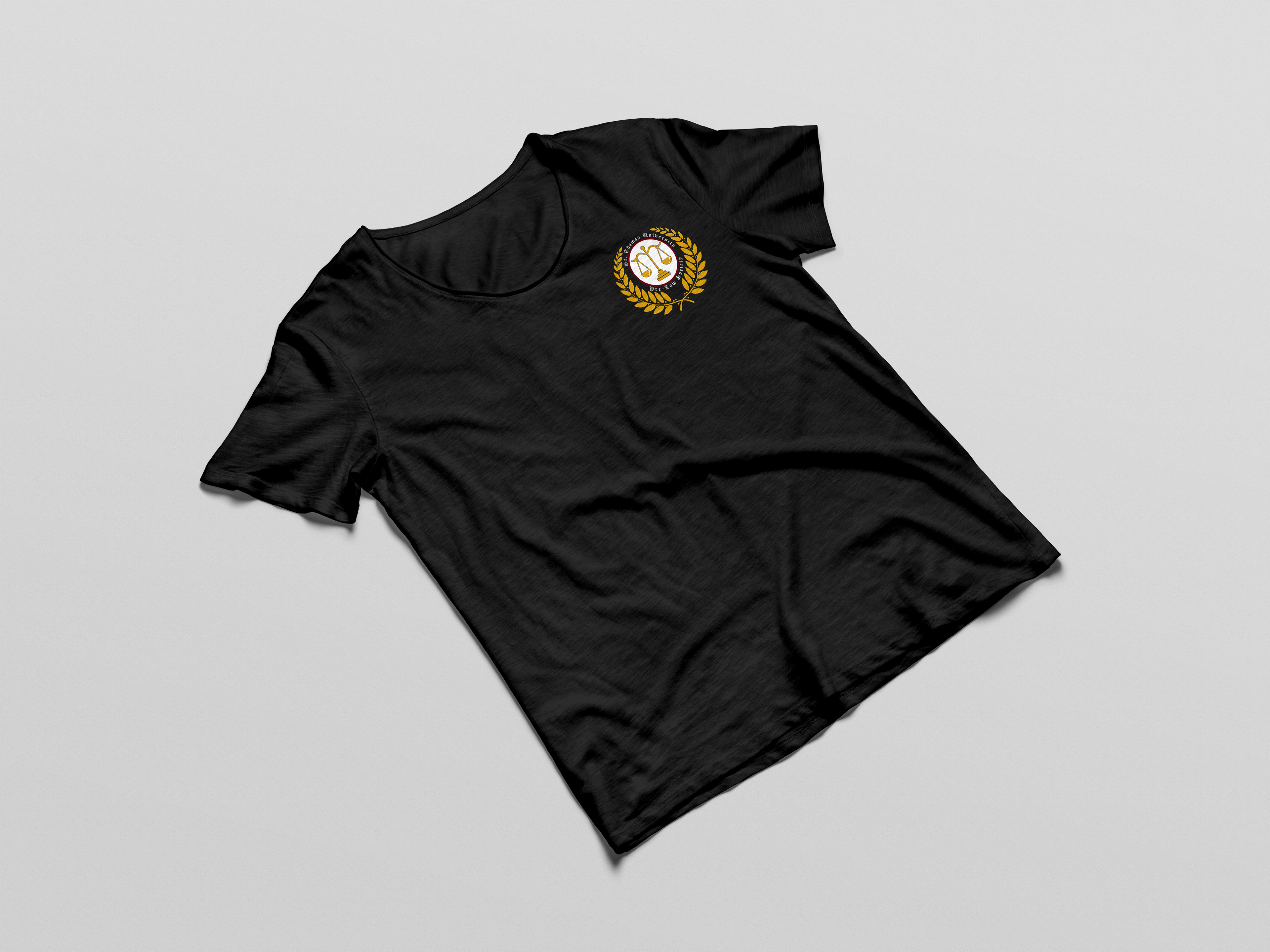 Pre Law Society shirt #2 Front (BLACK)