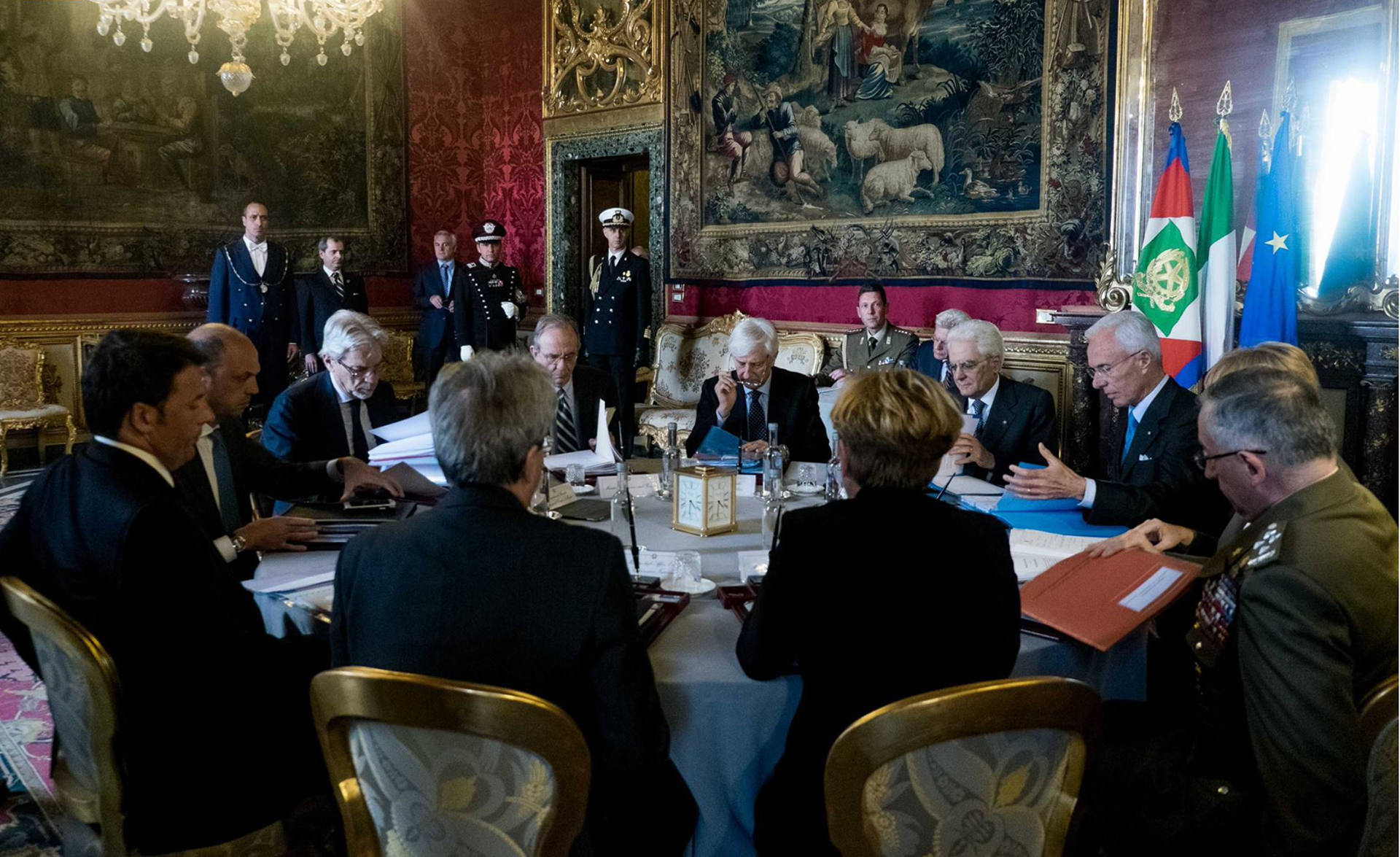 Consiglio Supremo di Sicurezza - Quirinale -