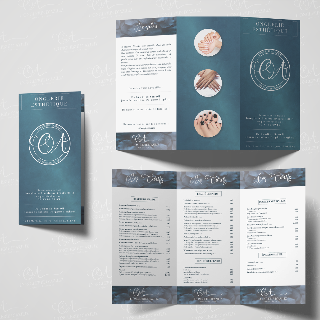 Flyer beauté et esthétique - OA