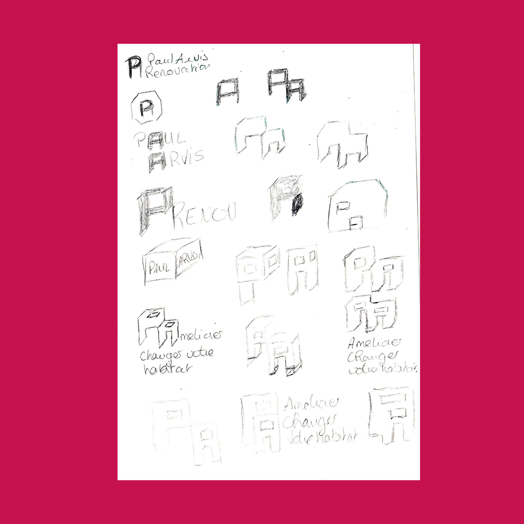 recherche-croquis-logo-paul-arvis