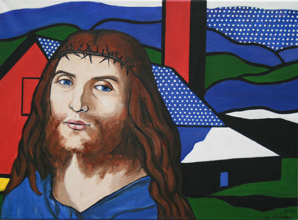 America likes me, 2010, Öl auf Leinwand, 50 x 70 cm