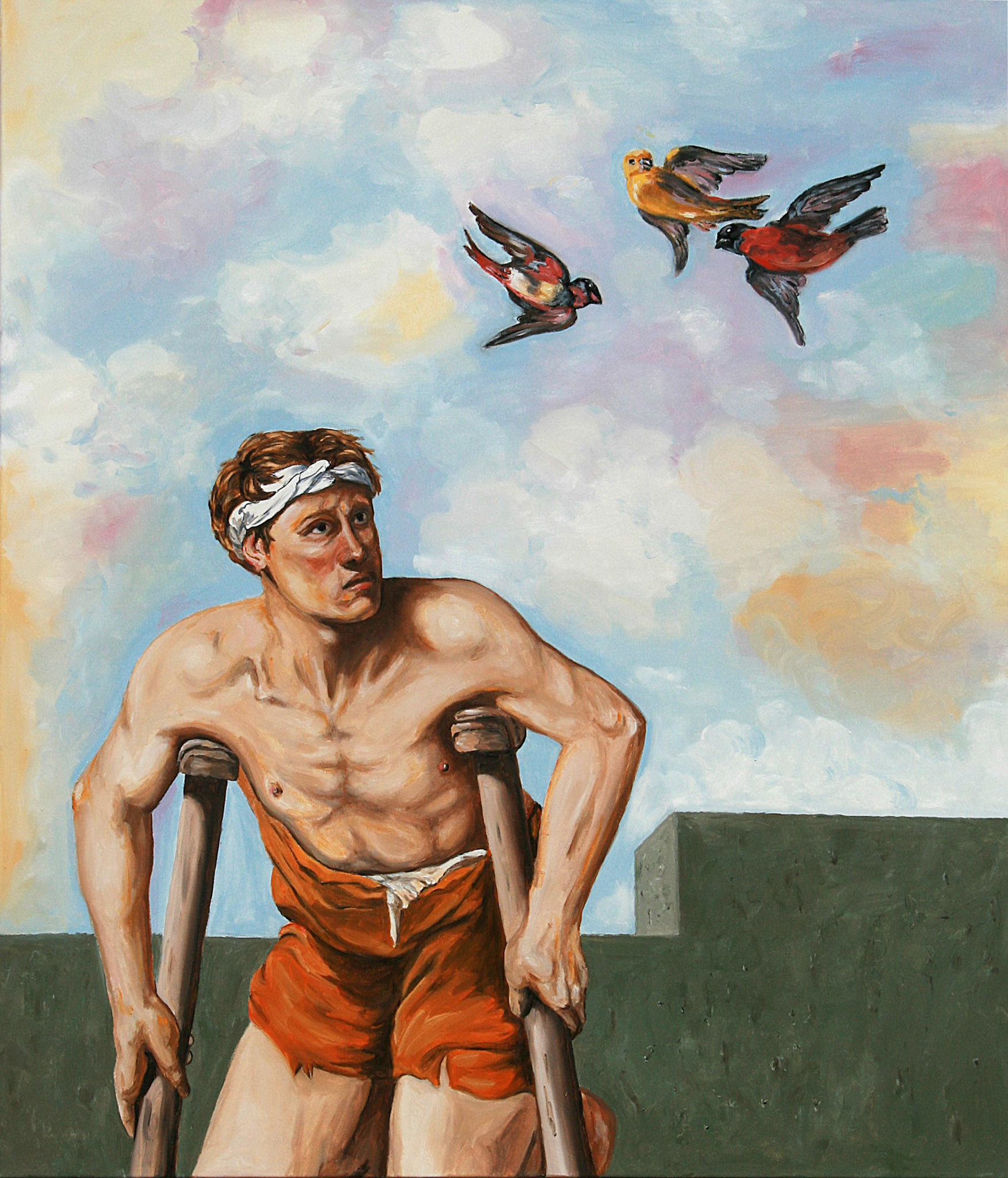 Erdenschwere, 2010, Öl auf Leinwand, 140x120cm