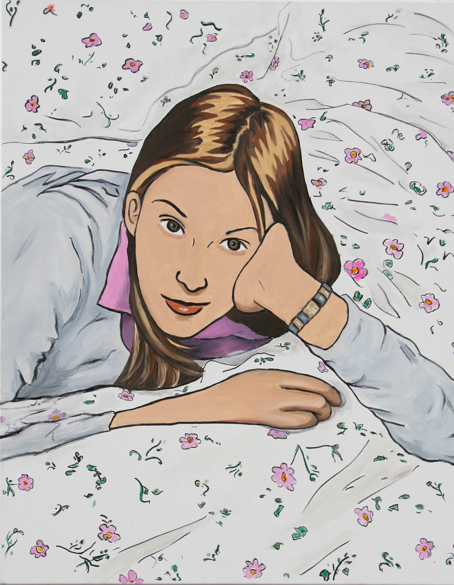 Imme-Christine, 2009, Öl auf Leinwand, 120x100cm
