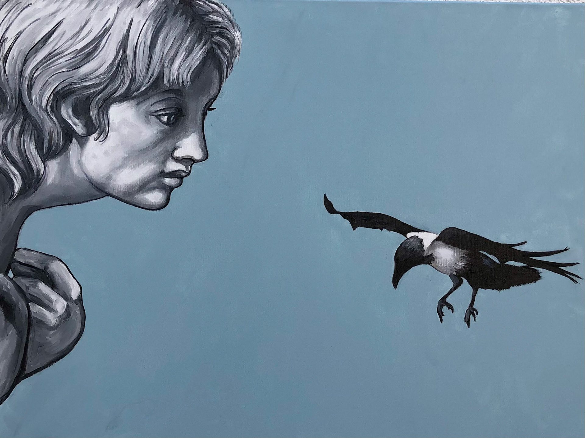 Die Leichtigkeit des Seins, 2021, Öl auf Leinwand, 60x80cm