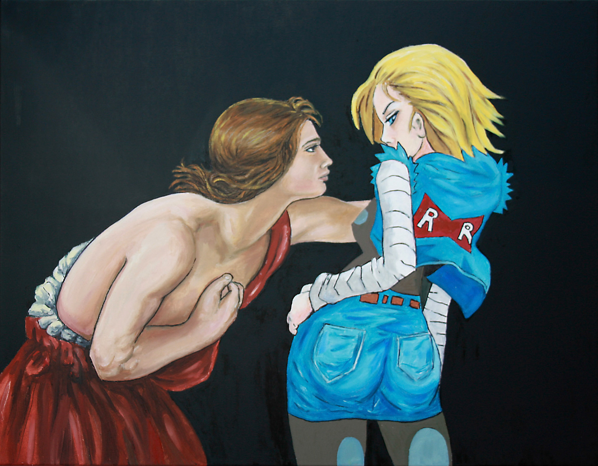 Verlorene Zeit, 2019, Öl auf Leinwand, 70x90cm