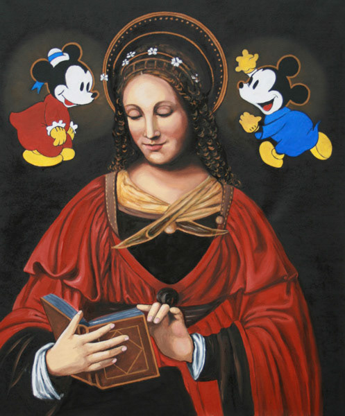 Heilige Katharina, 2010, Öl/Leinwand, 120x100 cm