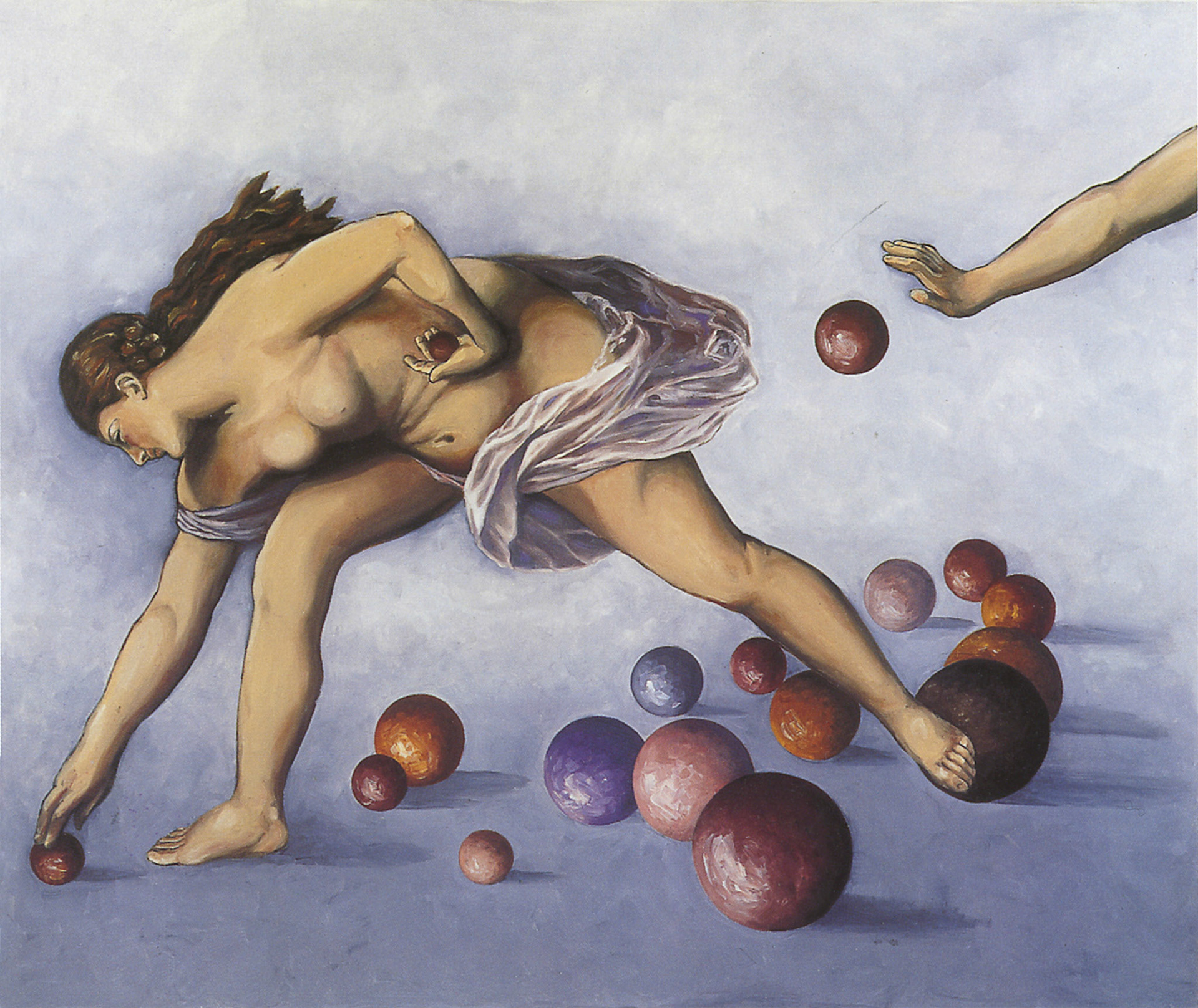 Catch your dreams, 2002, Öl auf Leinwand, 100x120cm