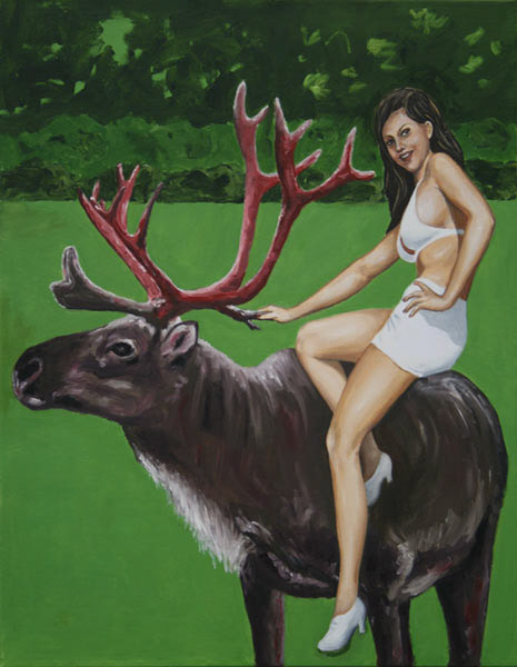 Happy Weekend III, 2008, Öl/Leinwand, 80 x 60 cm