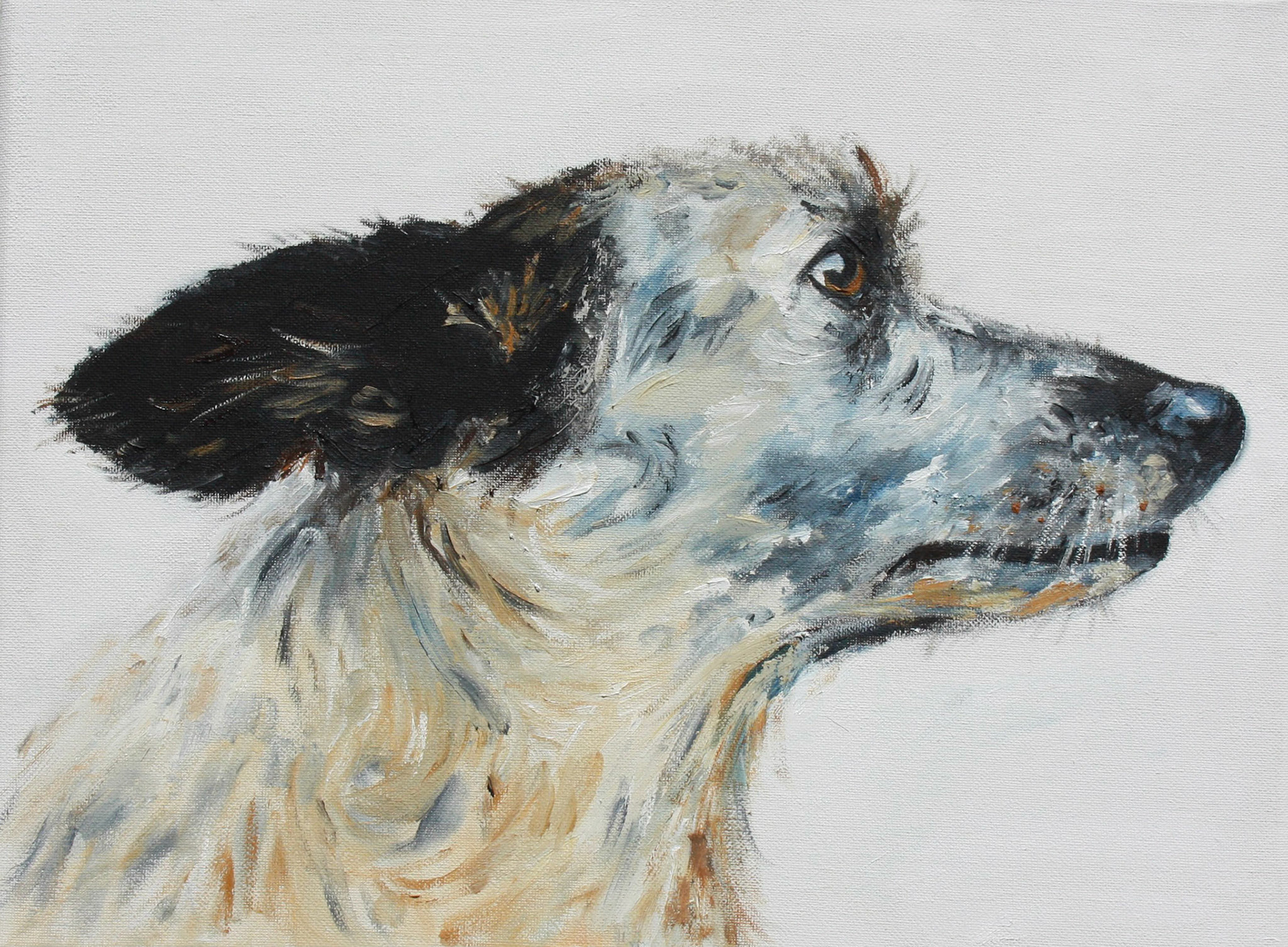 Treuer Gefährte, 2010, Öl auf Leinwand, 30x40cm