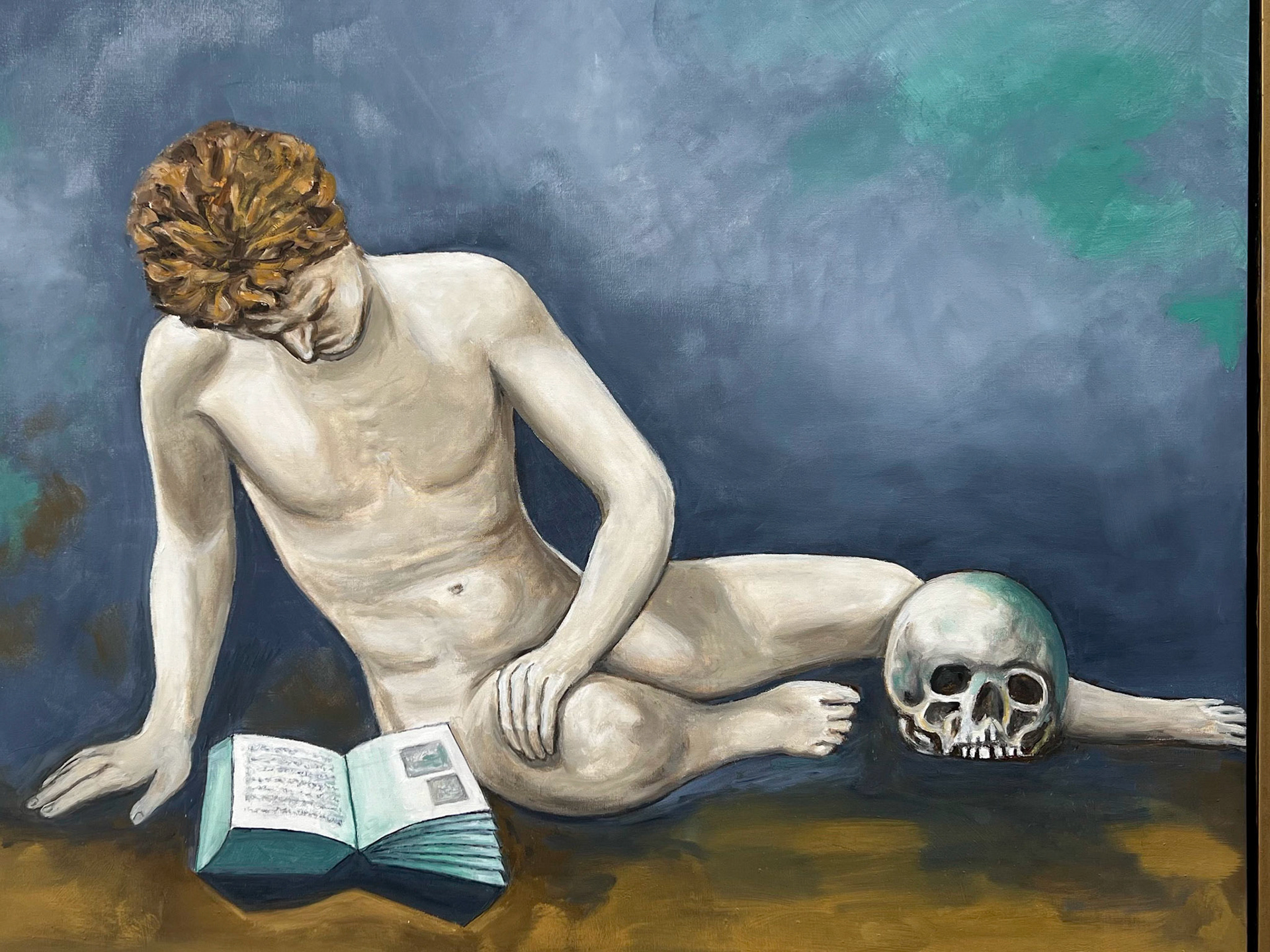 Ars longa, vita brevis, 2022, Öl auf Leinwand, 80x100cm