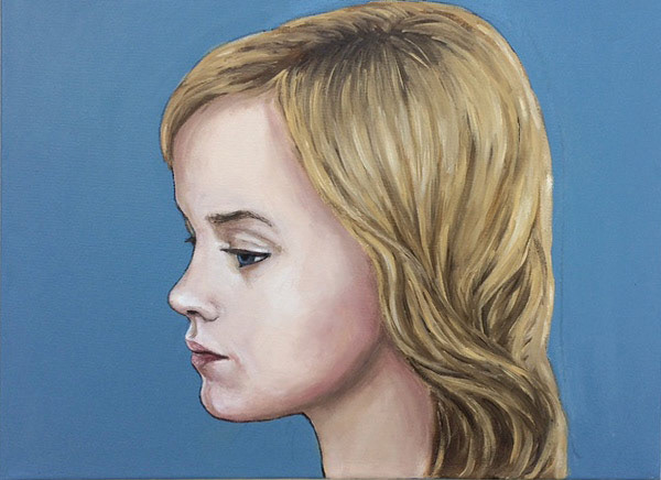 Louise, 2018, Öl auf Leinwand, 70 x 100 cm