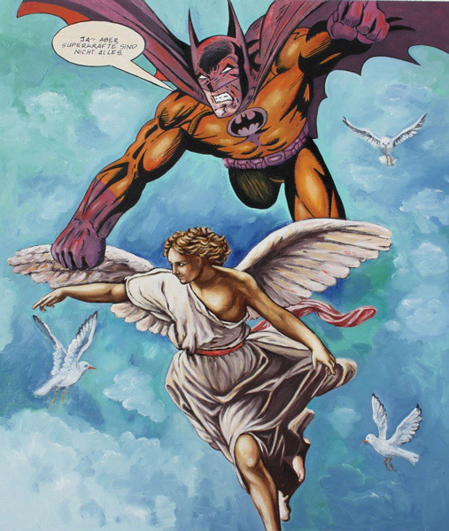 Superkräfte, 2010, Öl auf Leinwand, 140x120cm