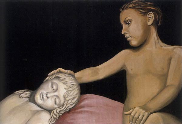 Die Wache, 2004, Öl auf Leinwand, 80x120cm