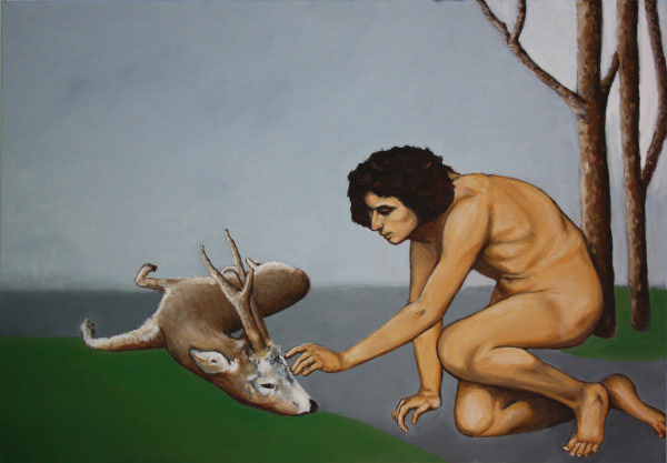 Schwermut, 2018, Öl auf Leinwand, 70 x 100 cm