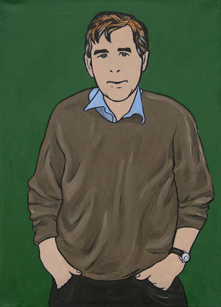 Porträt Axel Murken, 2008, Acryl u. Öl / Leinwand, 60 x 80 cm