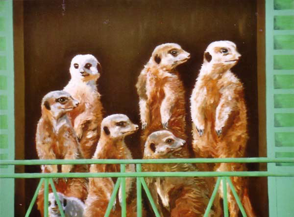 Looking for Manet , 2007 , Öl auf Leinwand, 80 x 100 cm.